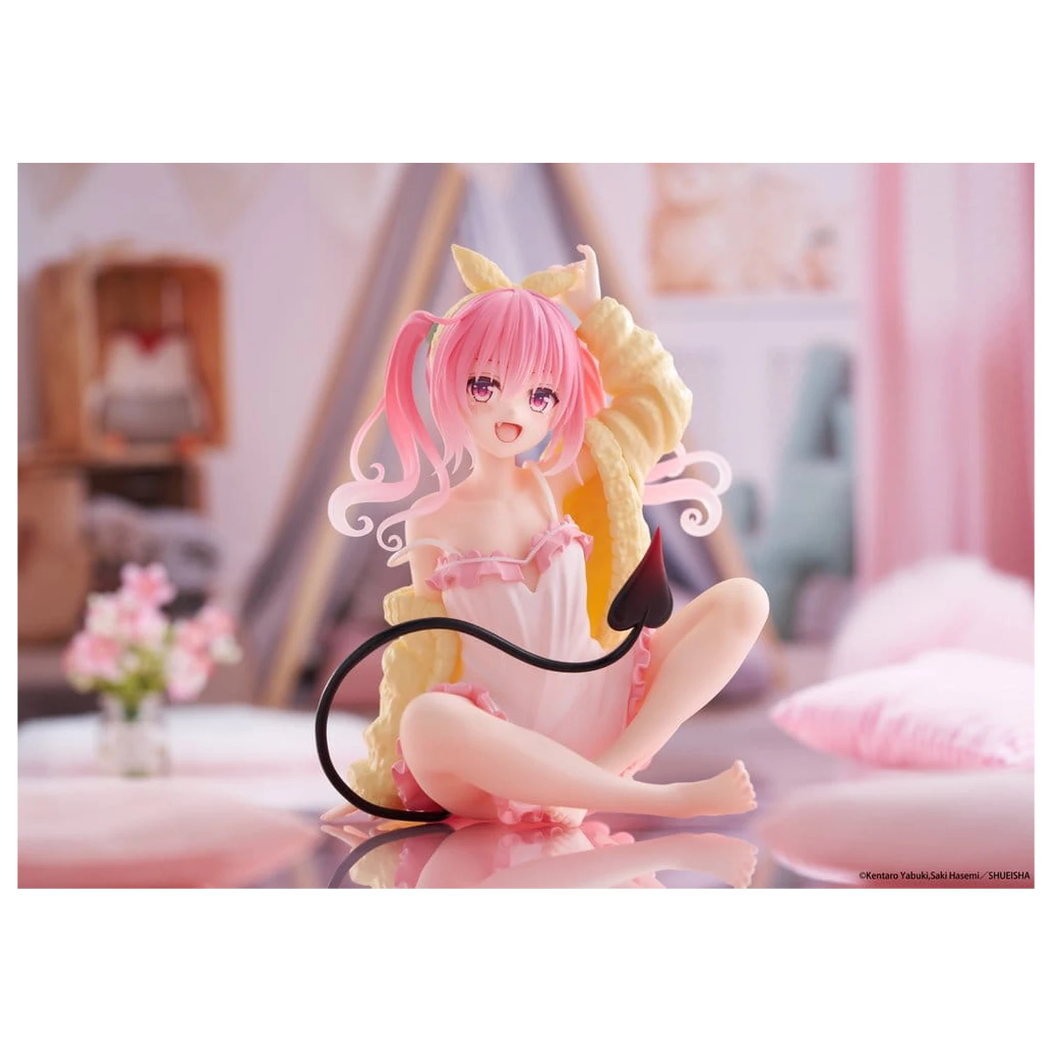 To Love-Ru Darkness Desktop Cute Nana Room wear Ver. PVC szobor figura 13 cm  termékfotó