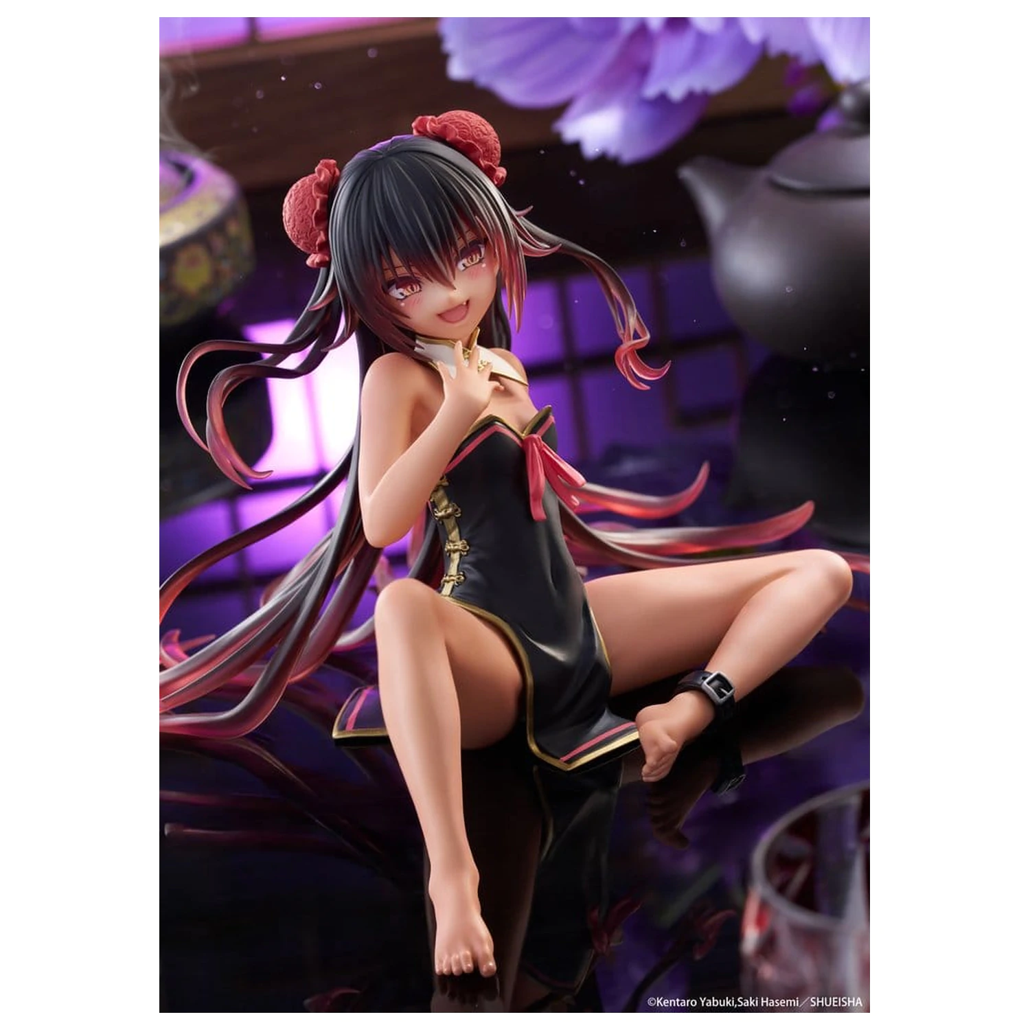 To Love-Ru Darkness Desktop Cute Nemesis (Chinese Dress Ver.) PVC figura 13 cm termékfotó