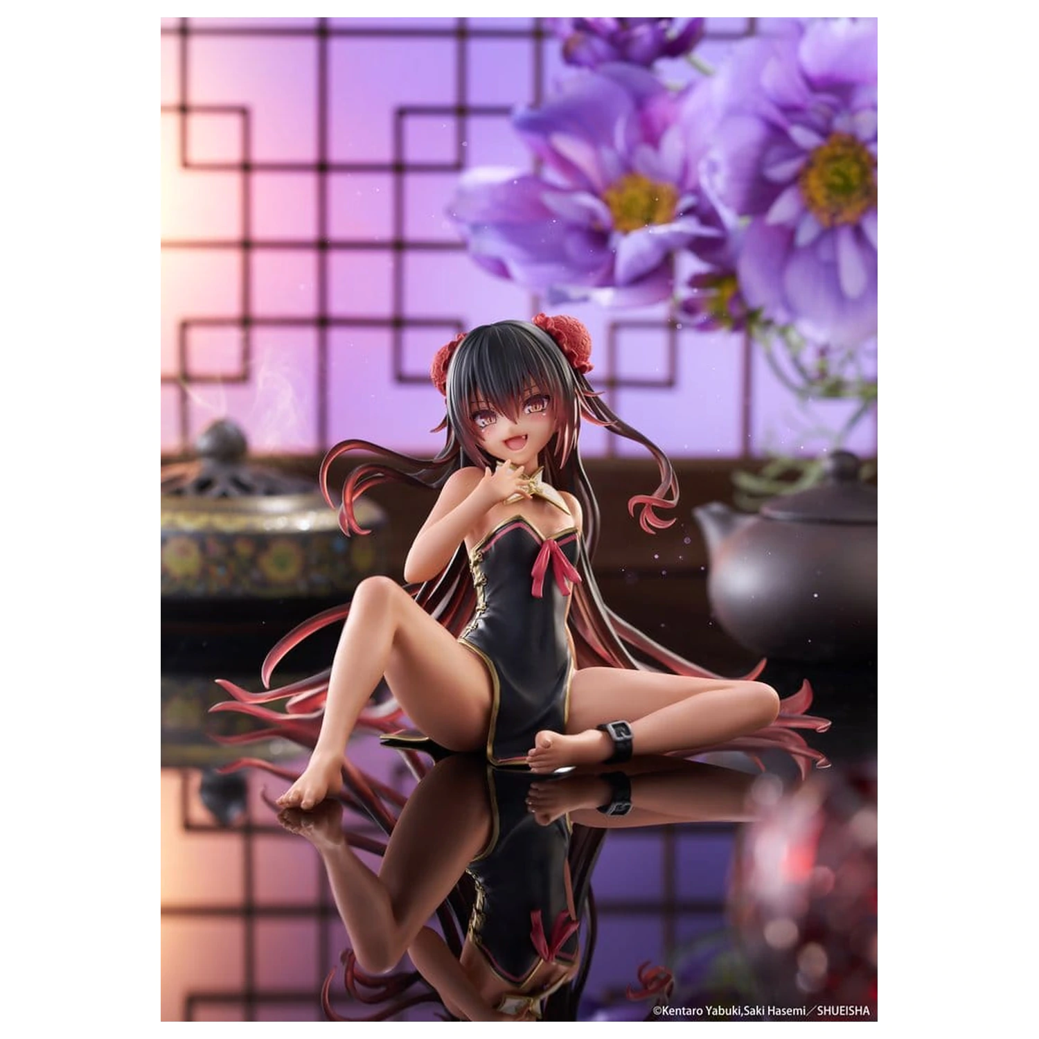 To Love-Ru Darkness Desktop Cute Nemesis (Chinese Dress Ver.) PVC figura 13 cm termékfotó