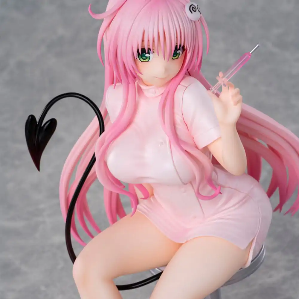 To Love-Ru Darkness Lara Satalin Deviluke Nurse Cos PVC szobor figura 26 cm termékfotó