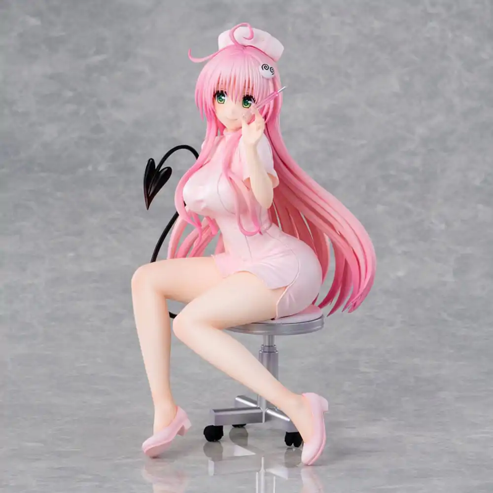 To Love-Ru Darkness Lara Satalin Deviluke Nurse Cos PVC szobor figura 26 cm termékfotó