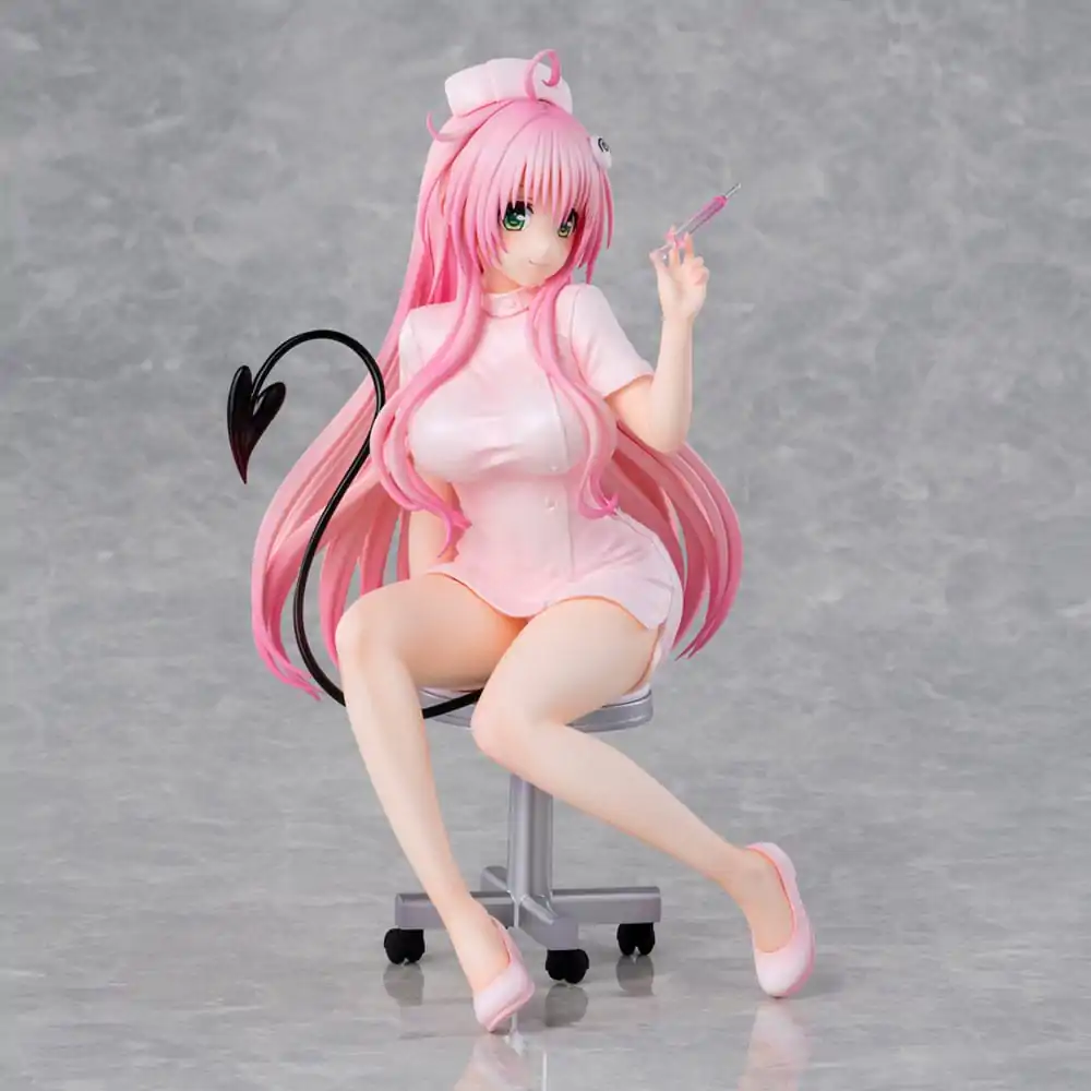 To Love-Ru Darkness Lara Satalin Deviluke Nurse Cos PVC szobor figura 26 cm termékfotó