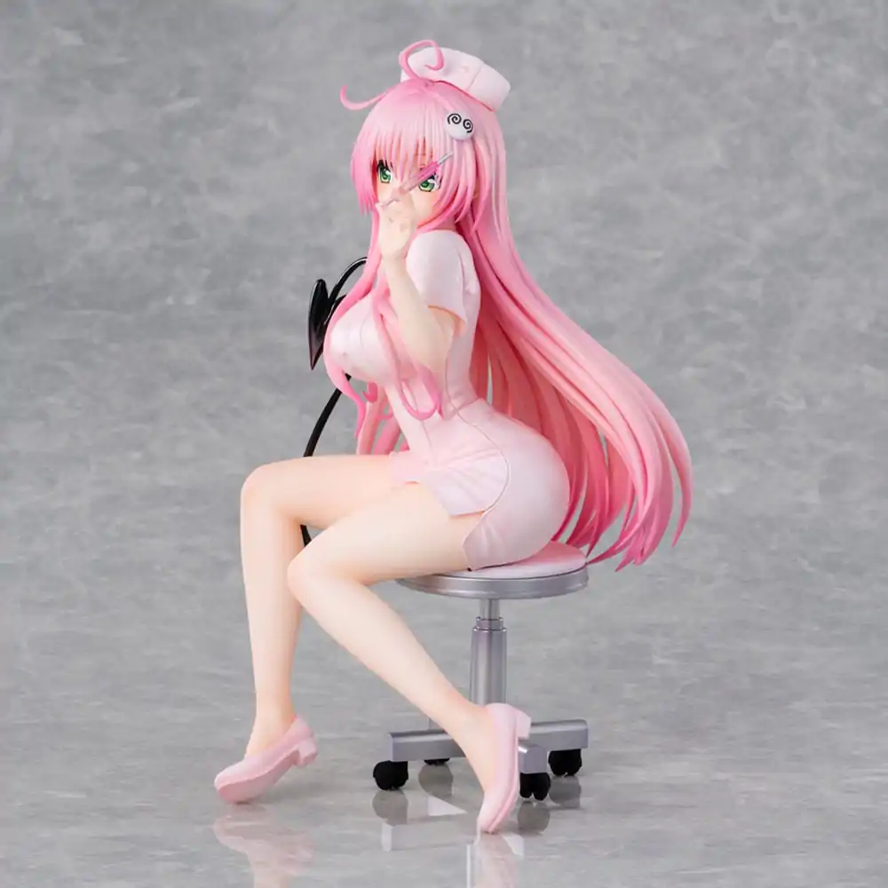 To Love-Ru Darkness Lara Satalin Deviluke Nurse Cos PVC szobor figura 26 cm termékfotó