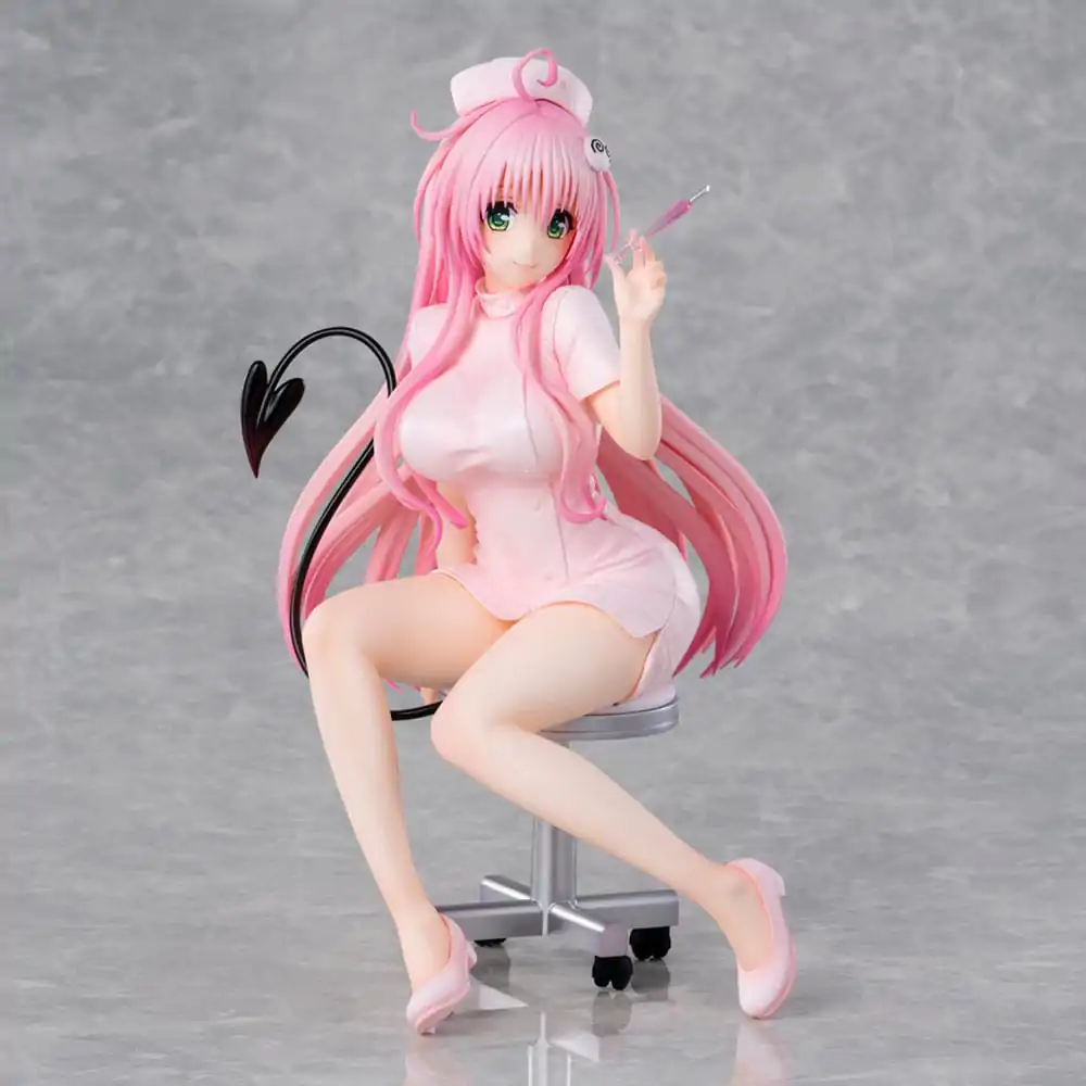 To Love-Ru Darkness Lara Satalin Deviluke Nurse Cos PVC szobor figura 26 cm termékfotó