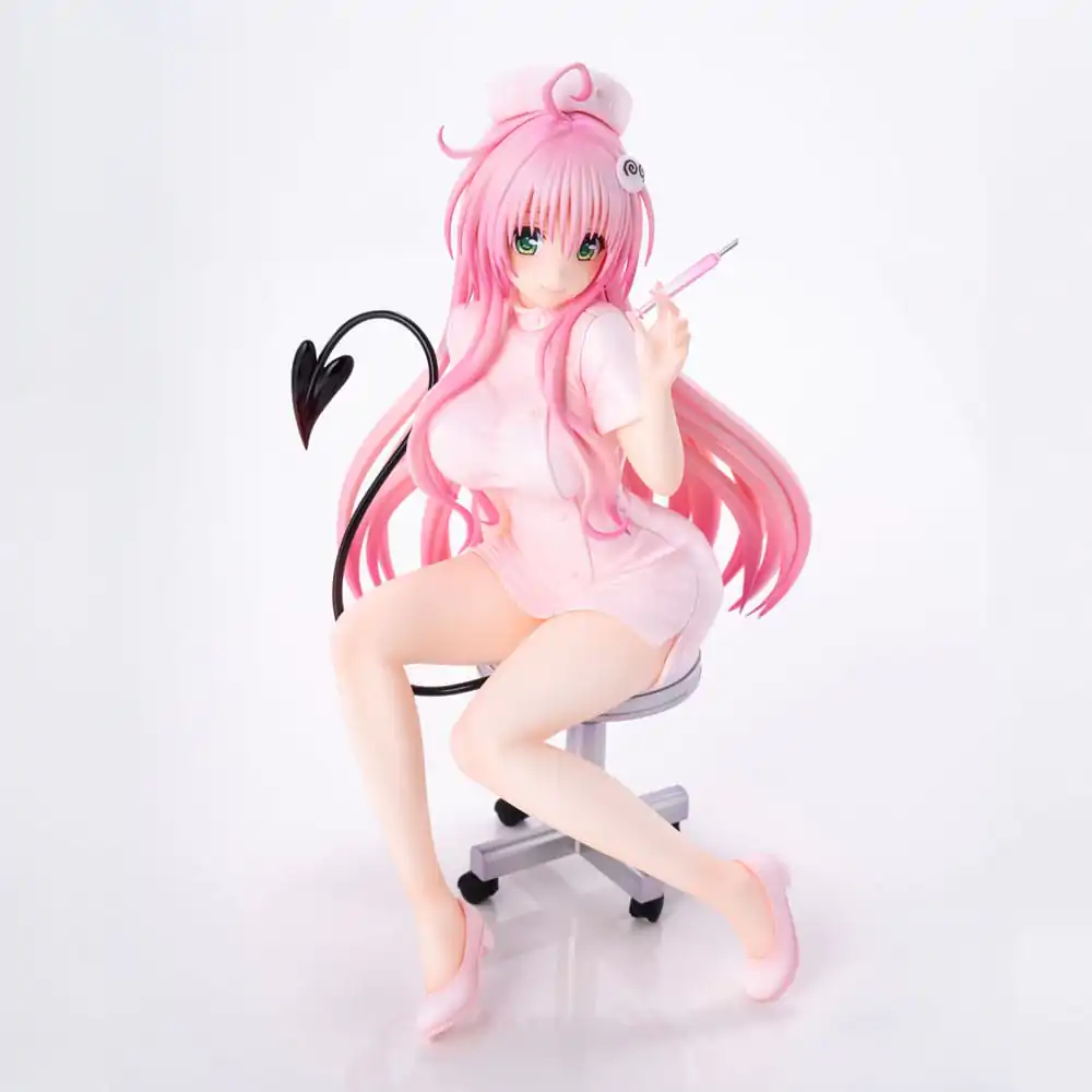 To Love-Ru Darkness Lara Satalin Deviluke Nurse Cos PVC szobor figura 26 cm termékfotó