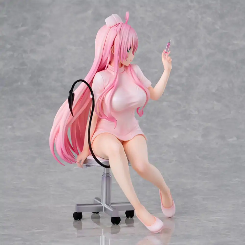 To Love-Ru Darkness Lara Satalin Deviluke Nurse Cos PVC szobor figura 26 cm termékfotó