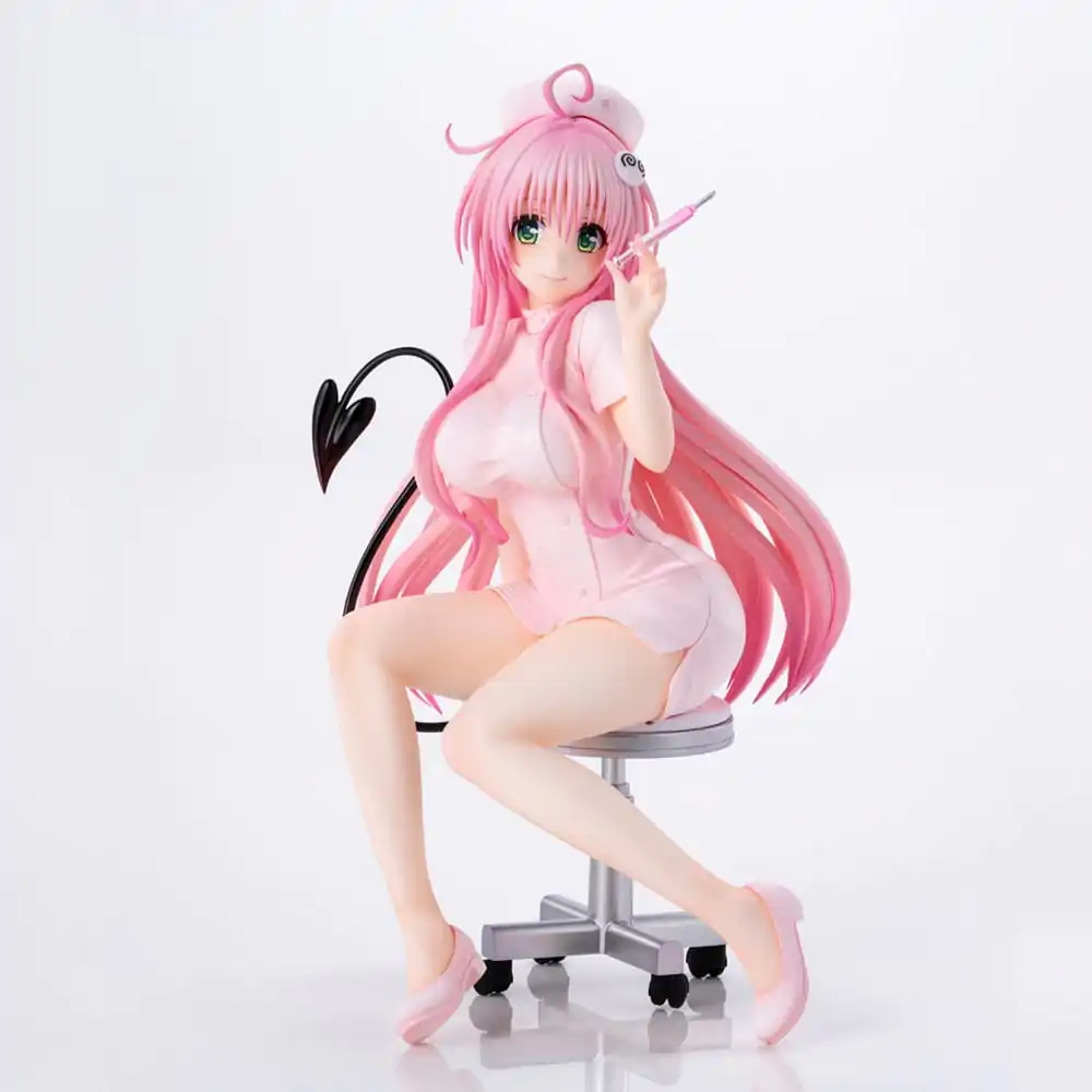 To Love-Ru Darkness Lara Satalin Deviluke Nurse Cos PVC szobor figura 26 cm termékfotó