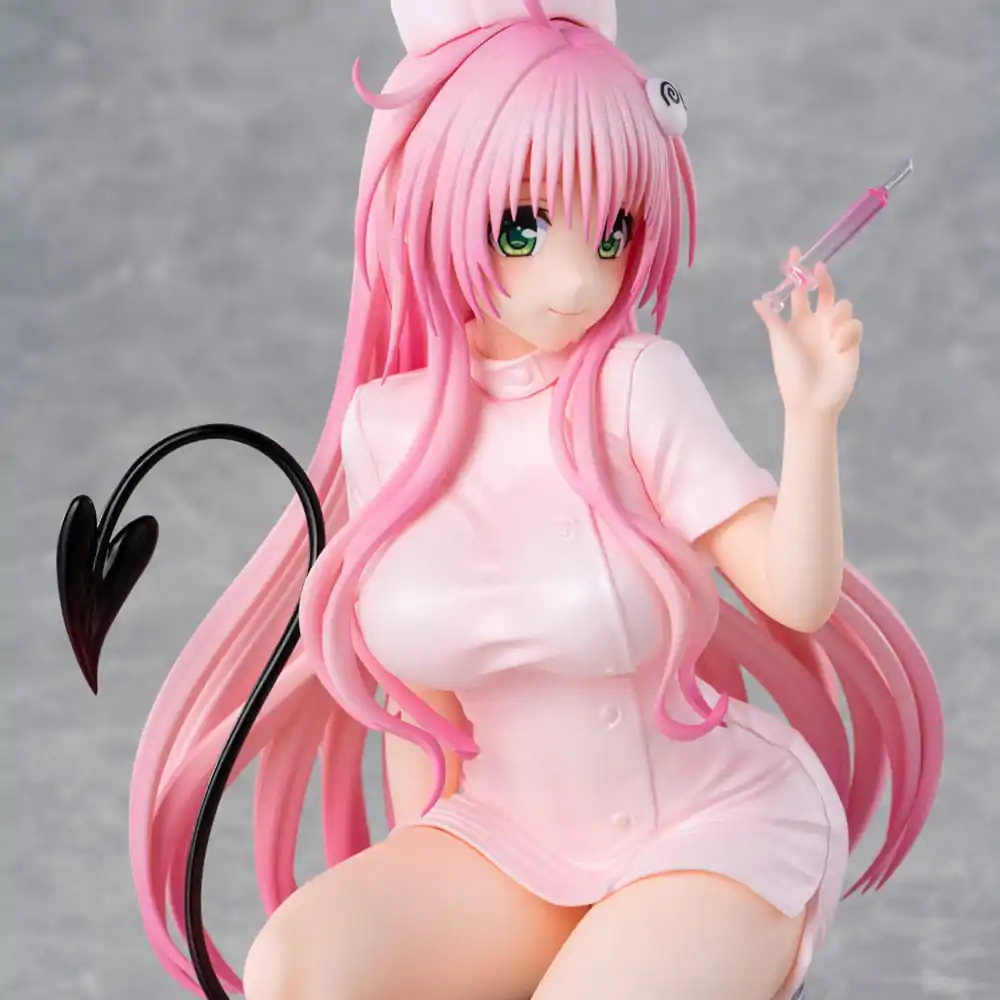 To Love-Ru Darkness Lara Satalin Deviluke Nurse Cos PVC szobor figura 26 cm termékfotó