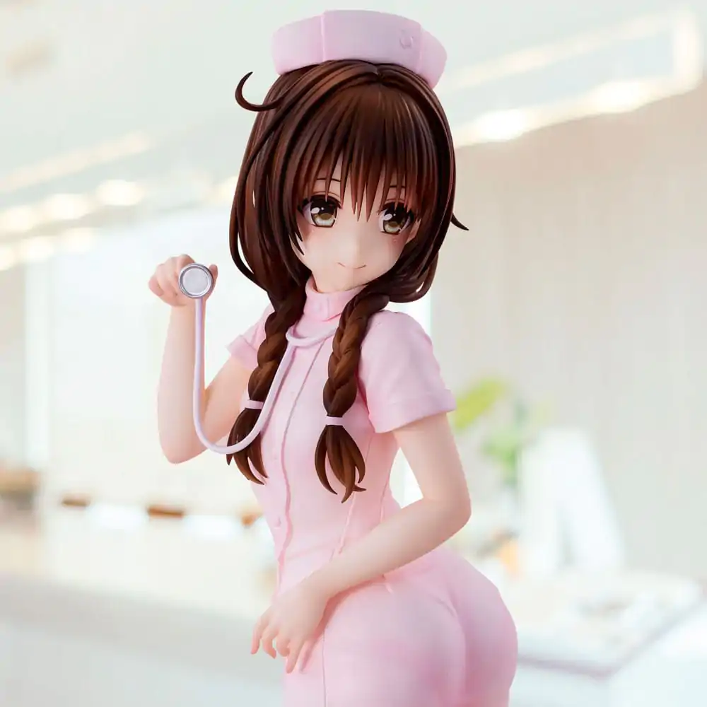 To Love-Ru Darkness Mikan Yuki Nurse Cos PVC szobor figura 25 cm termékfotó