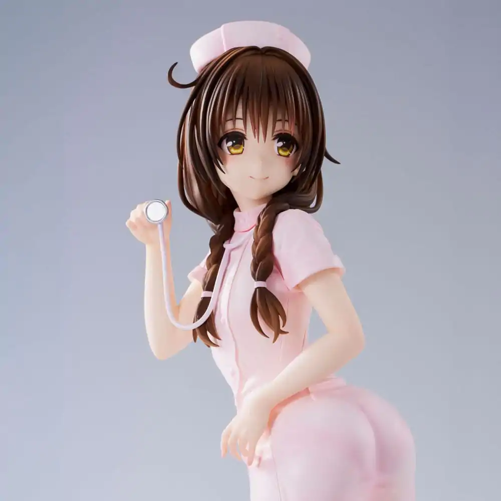 To Love-Ru Darkness Mikan Yuki Nurse Cos PVC szobor figura 25 cm termékfotó