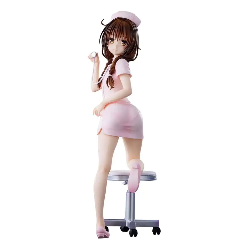 To Love-Ru Darkness Mikan Yuki Nurse Cos PVC szobor figura 25 cm termékfotó