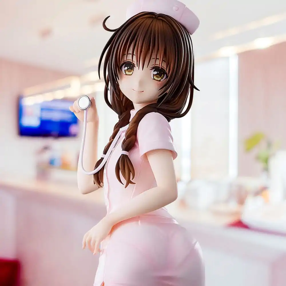 To Love-Ru Darkness Mikan Yuki Nurse Cos PVC szobor figura 25 cm termékfotó