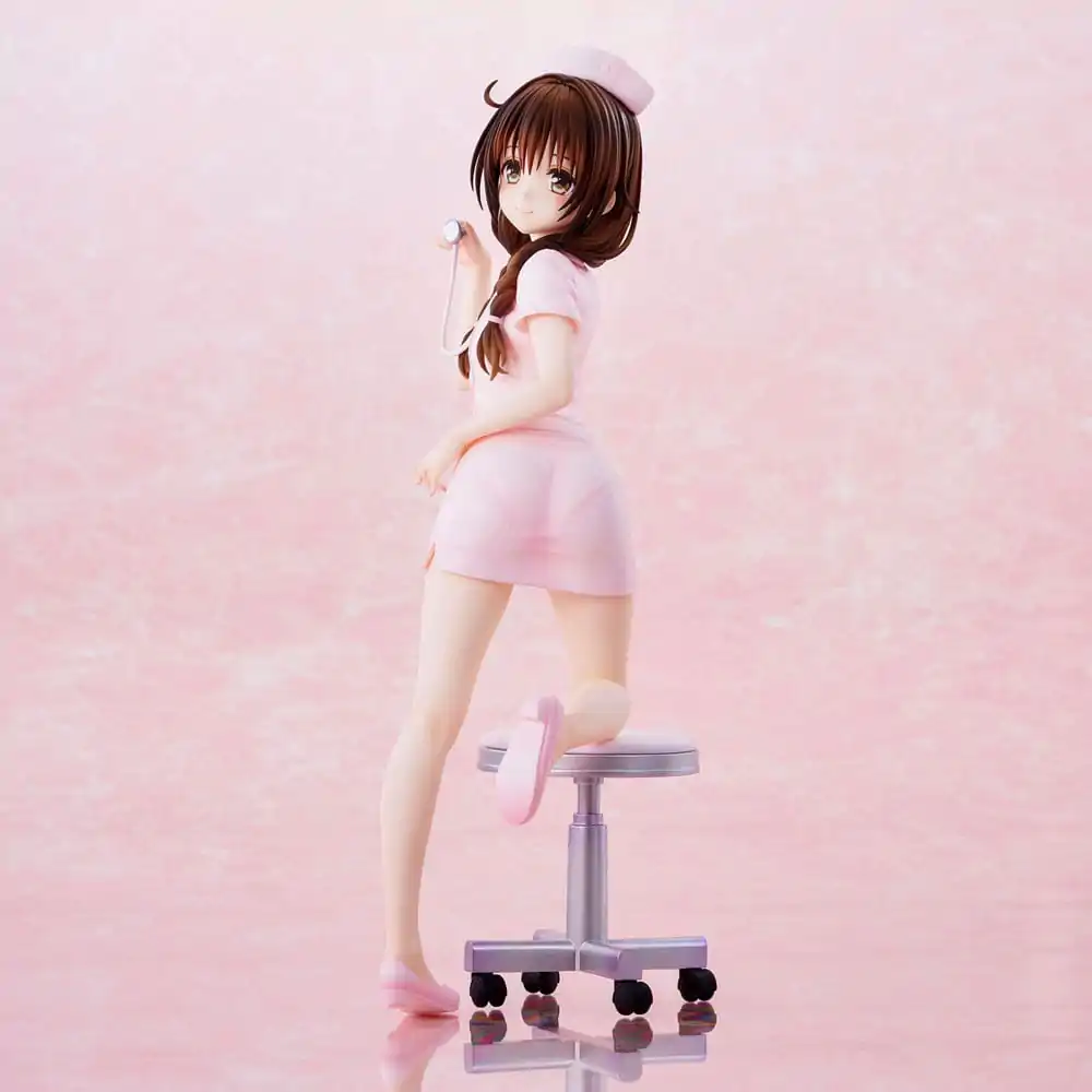 To Love-Ru Darkness Mikan Yuki Nurse Cos PVC szobor figura 25 cm termékfotó