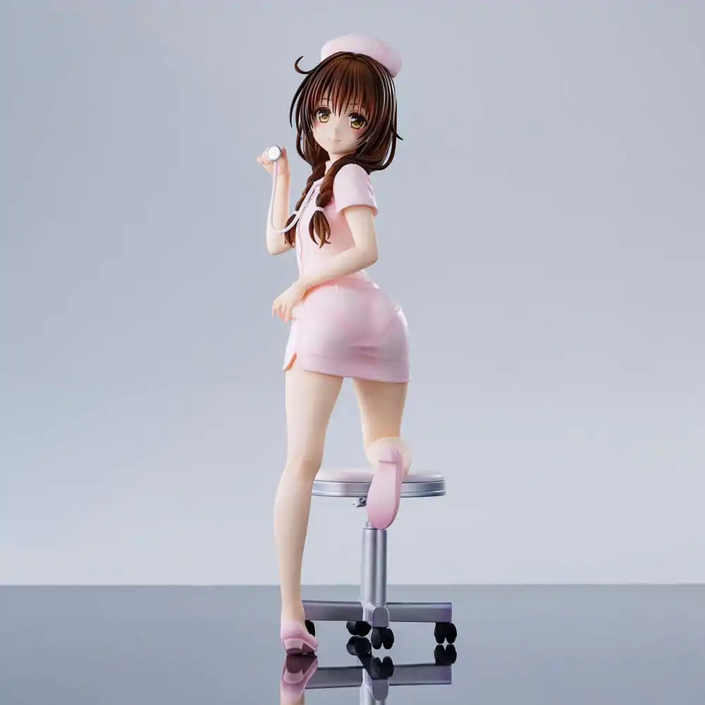 To Love-Ru Darkness Mikan Yuki Nurse Cos PVC szobor figura 25 cm termékfotó