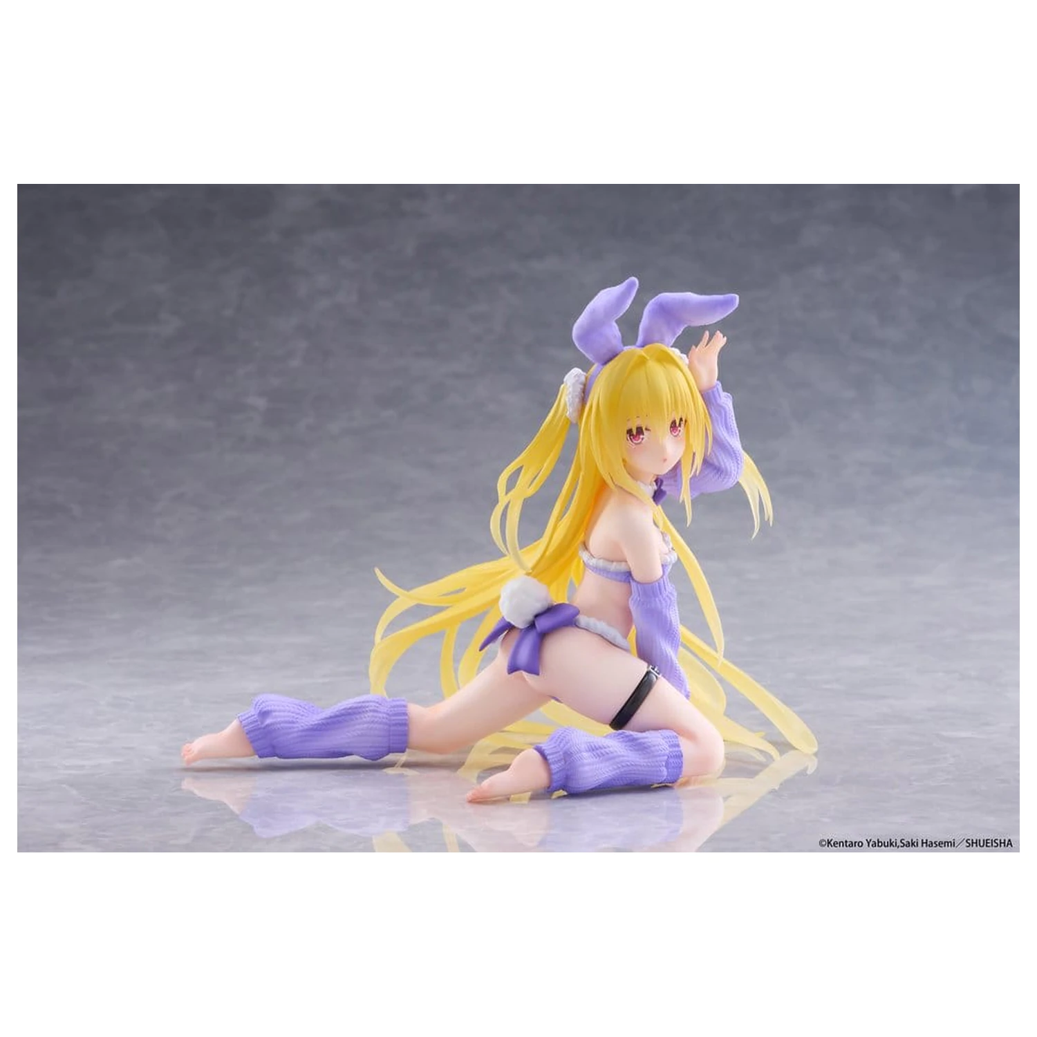 To Love-Ru Darkness MOFLOCK PVC figura Golden Darkness (Fluffy Bunny Ver.) 13 cm termékfotó