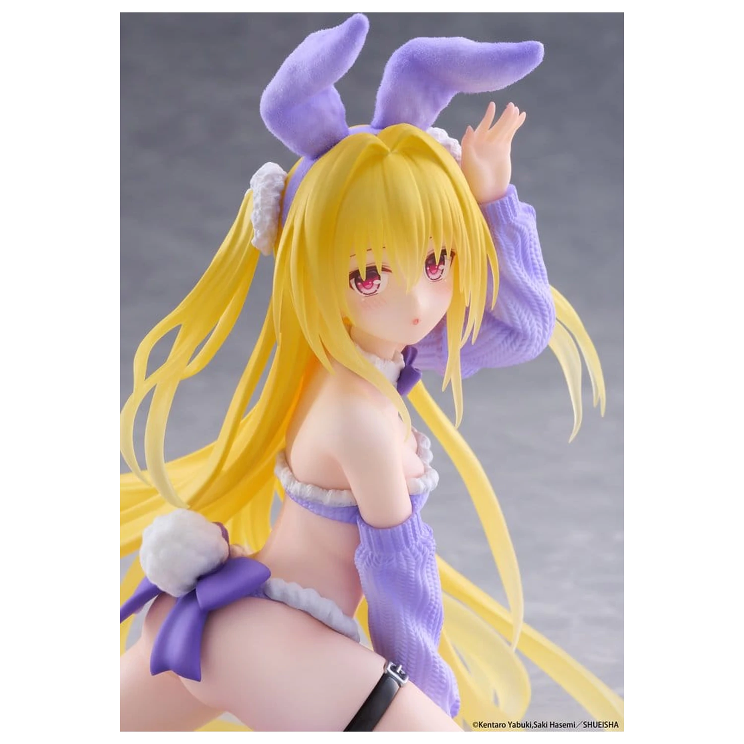 To Love-Ru Darkness MOFLOCK PVC figura Golden Darkness (Fluffy Bunny Ver.) 13 cm termékfotó