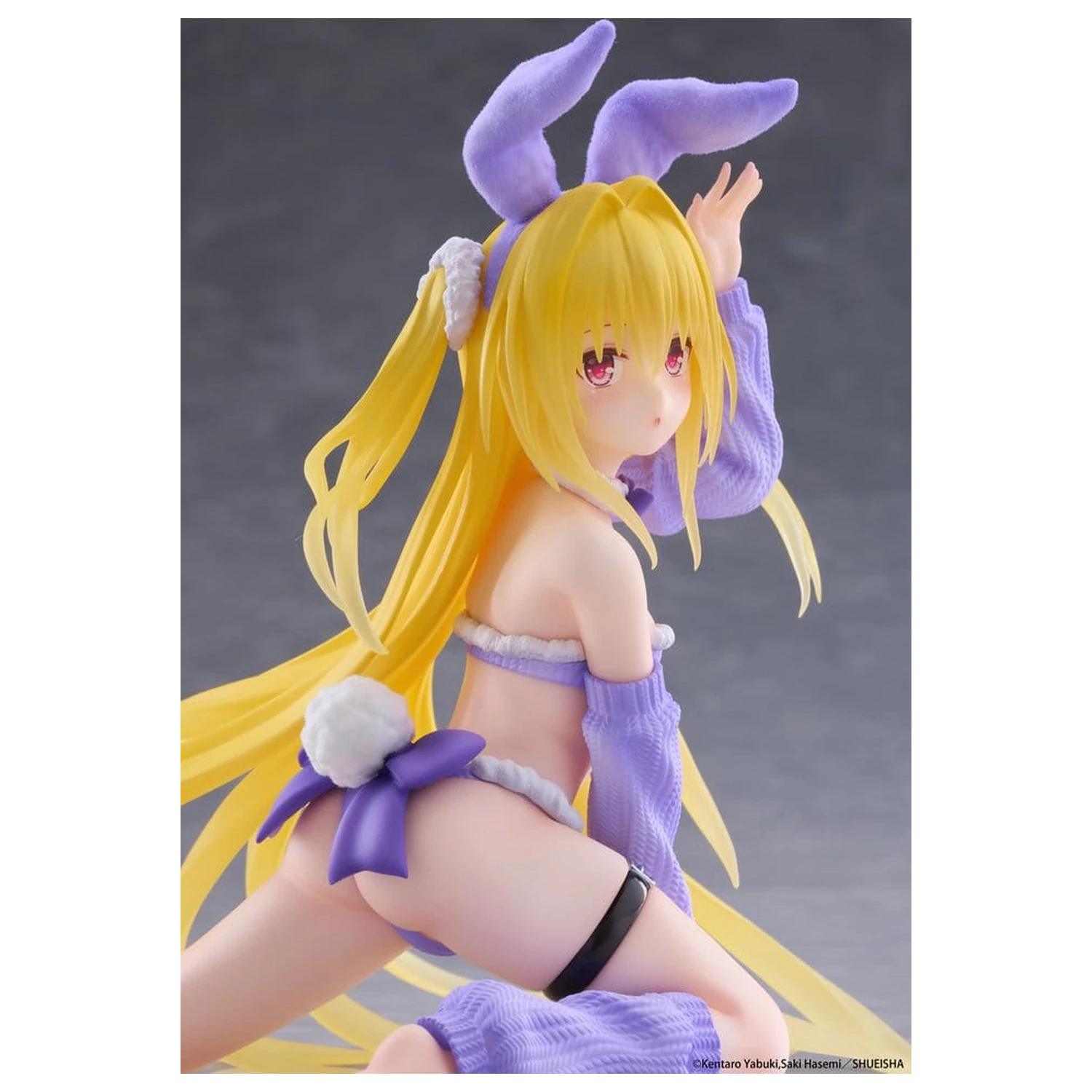 To Love-Ru Darkness MOFLOCK PVC figura Golden Darkness (Fluffy Bunny Ver.) 13 cm termékfotó