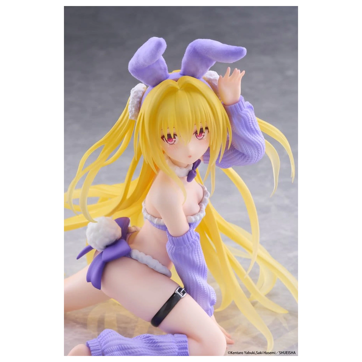 To Love-Ru Darkness MOFLOCK PVC figura Golden Darkness (Fluffy Bunny Ver.) 13 cm termékfotó