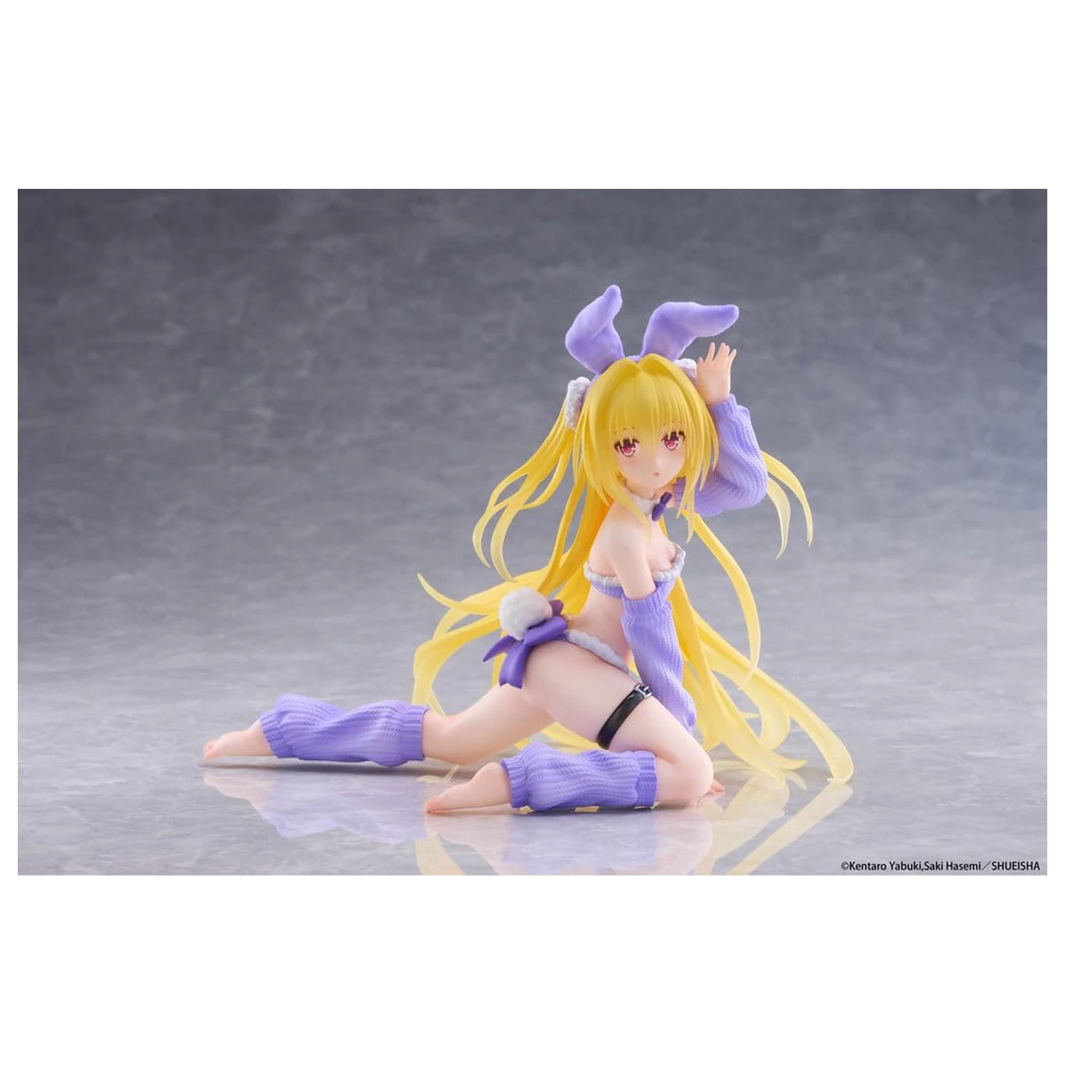 To Love-Ru Darkness MOFLOCK PVC figura Golden Darkness (Fluffy Bunny Ver.) 13 cm termékfotó