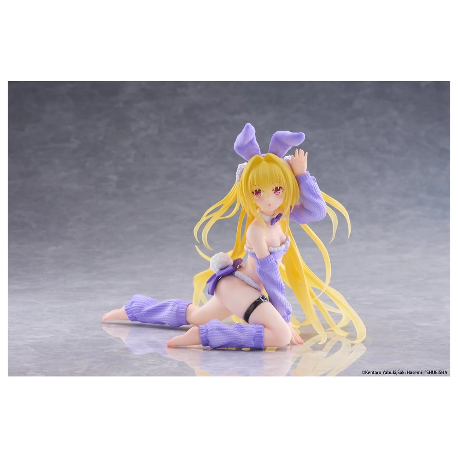 To Love-Ru Darkness MOFLOCK PVC figura Golden Darkness (Fluffy Bunny Ver.) 13 cm termékfotó
