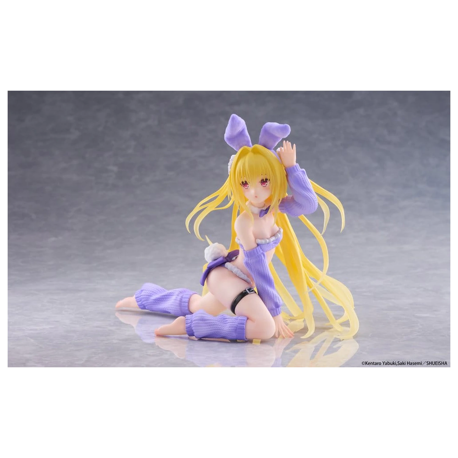 To Love-Ru Darkness MOFLOCK PVC figura Golden Darkness (Fluffy Bunny Ver.) 13 cm termékfotó