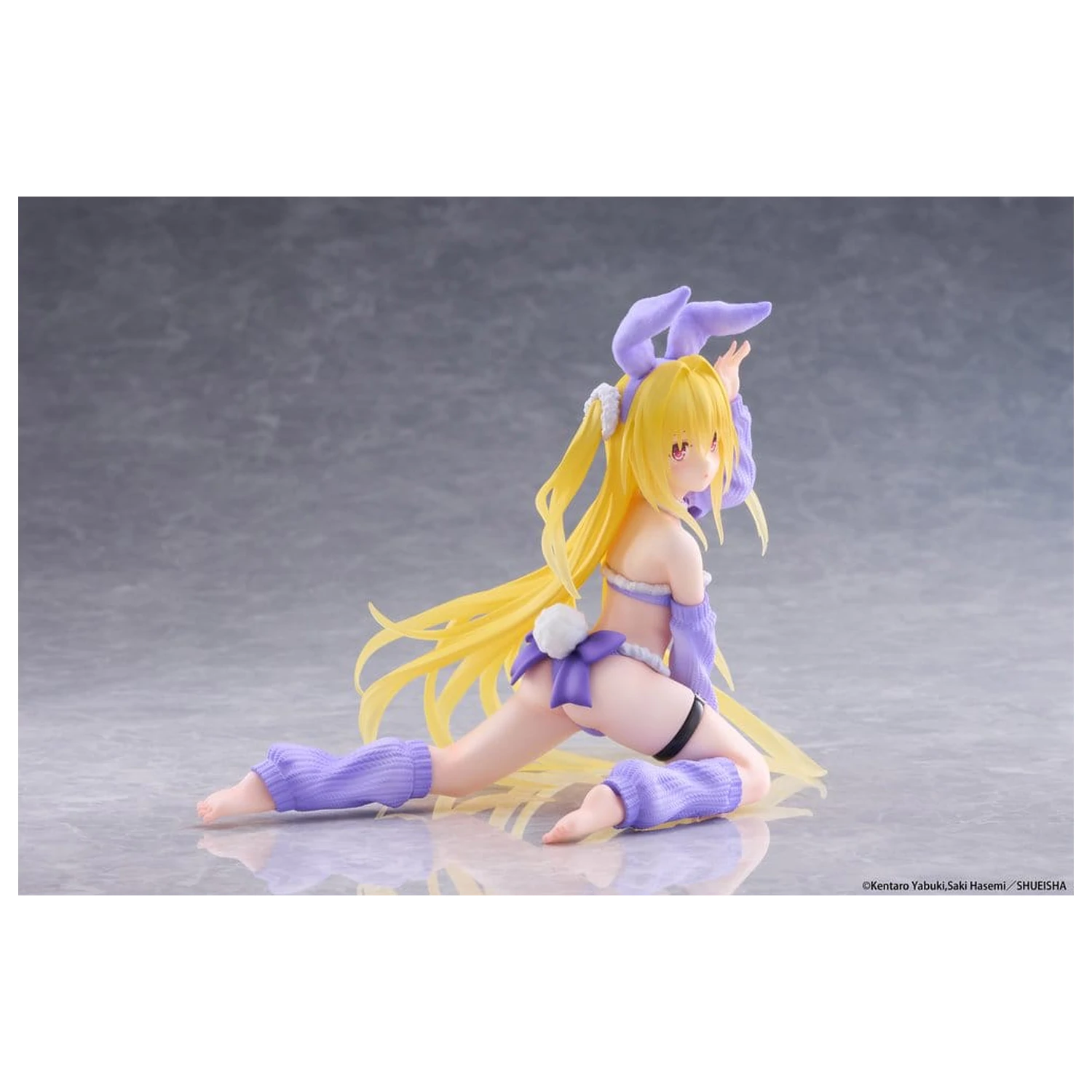 To Love-Ru Darkness MOFLOCK PVC figura Golden Darkness (Fluffy Bunny Ver.) 13 cm termékfotó