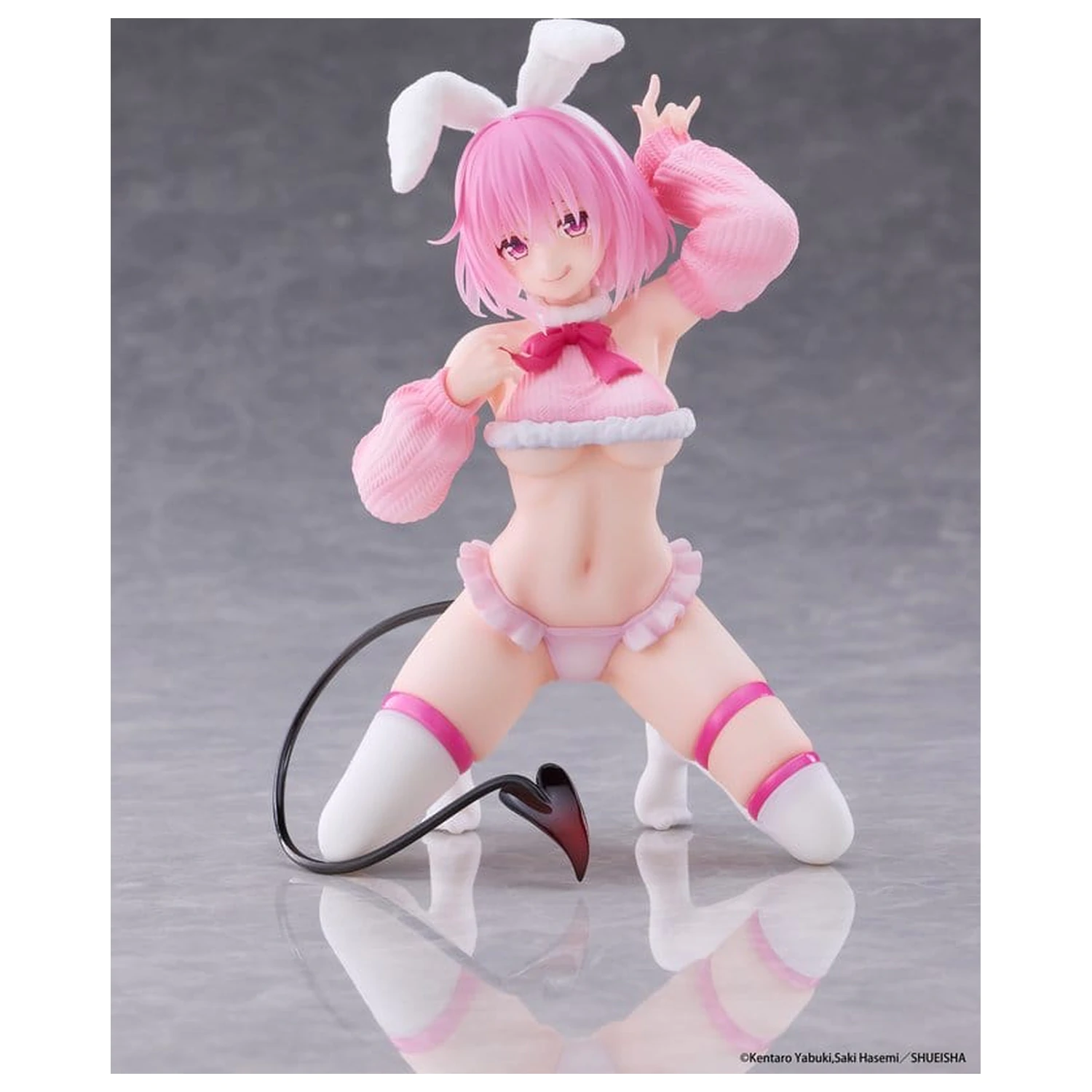 To Love-Ru Darkness MOFLOCK PVC figura Momo (Fluffy Bunny Ver.) 13 cm termékfotó