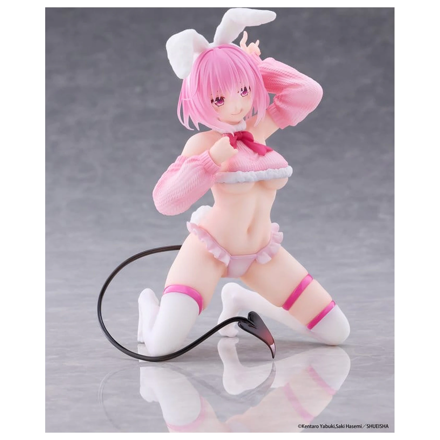 To Love-Ru Darkness MOFLOCK PVC figura Momo (Fluffy Bunny Ver.) 13 cm termékfotó