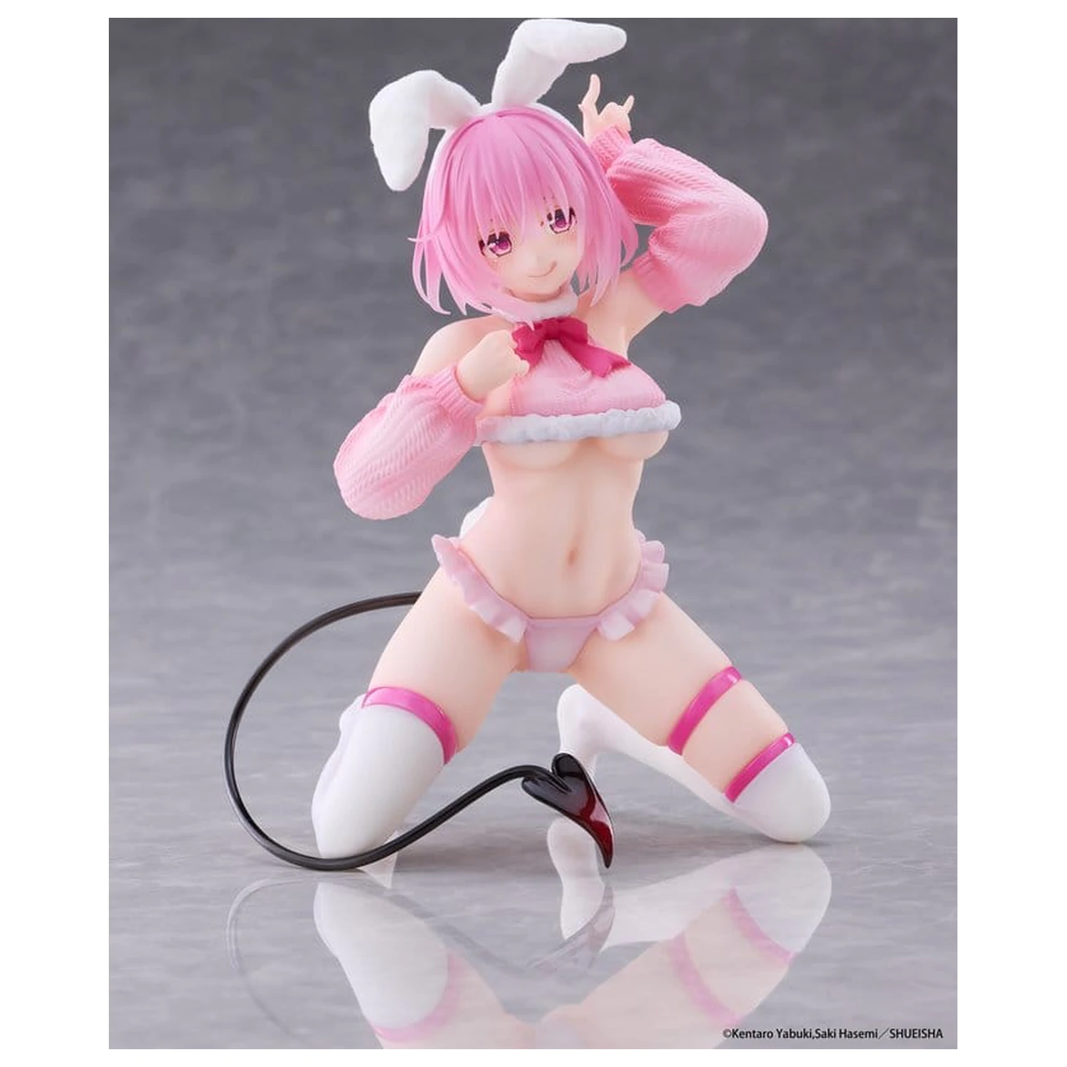 To Love-Ru Darkness MOFLOCK PVC figura Momo (Fluffy Bunny Ver.) 13 cm termékfotó