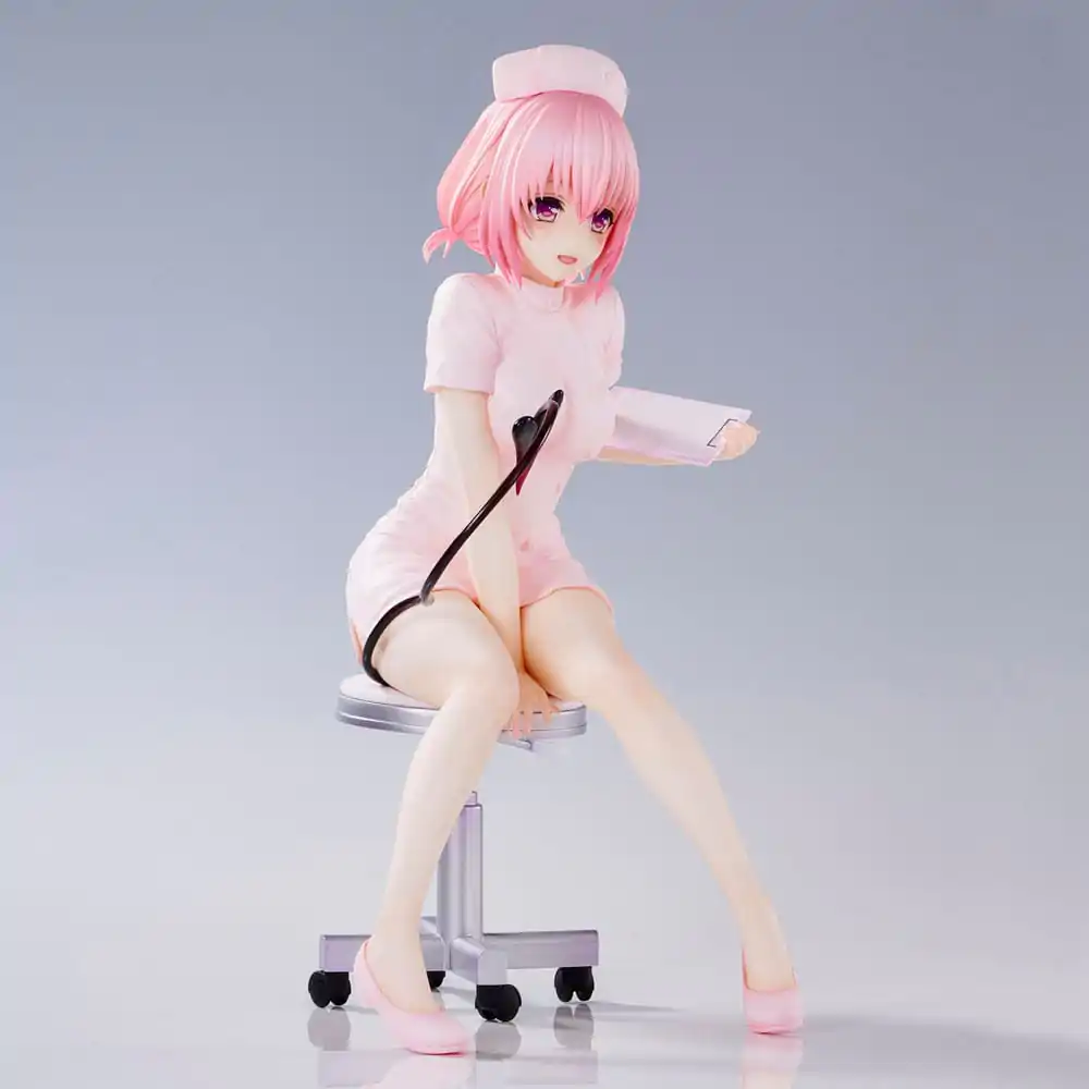 To Love-Ru Darkness Momo Belia Deviluke Nurse Cos PVC szobor figura 22 cm termékfotó