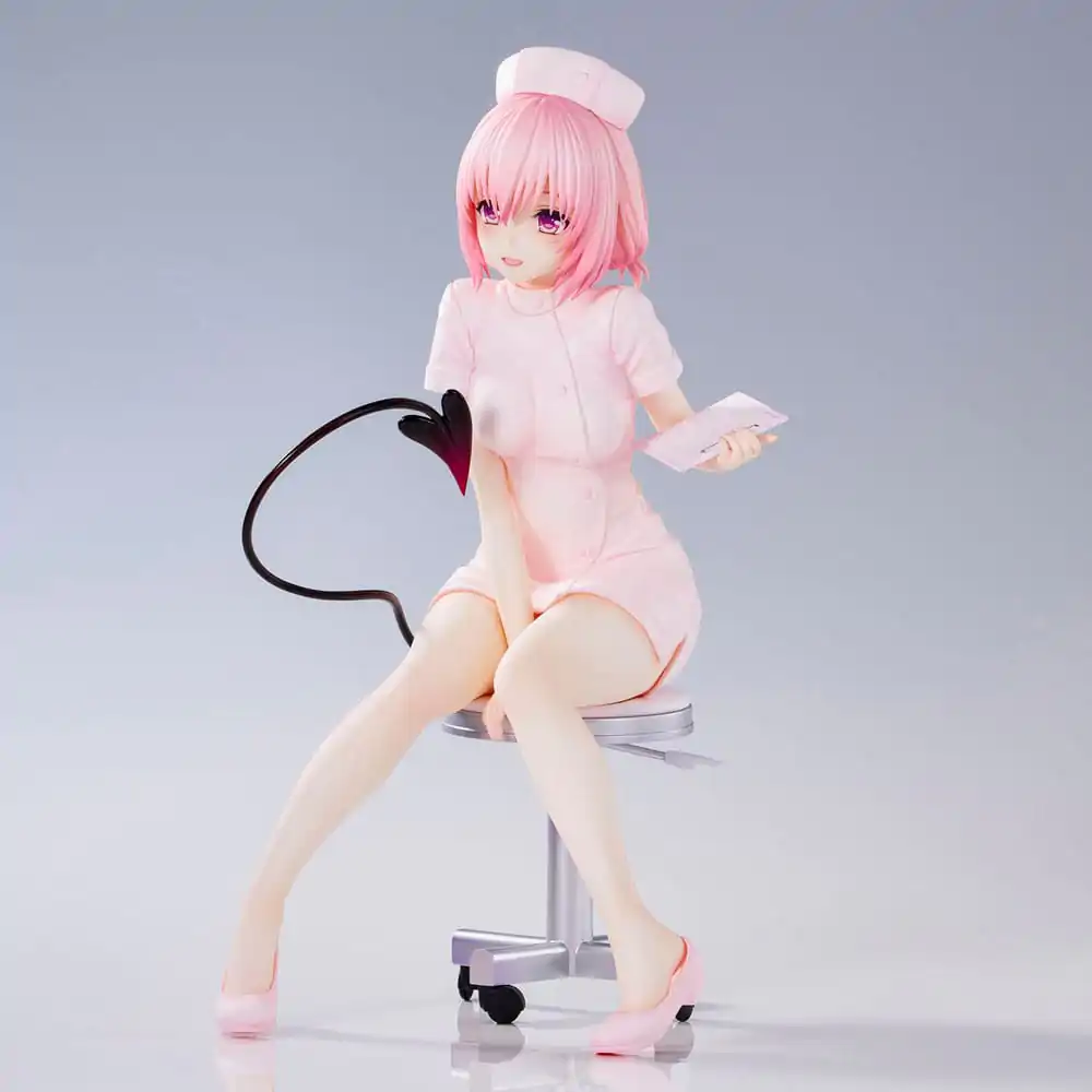 To Love-Ru Darkness Momo Belia Deviluke Nurse Cos PVC szobor figura 22 cm termékfotó