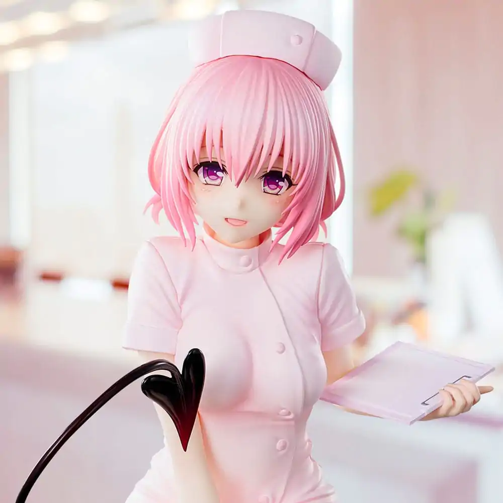 To Love-Ru Darkness Momo Belia Deviluke Nurse Cos PVC szobor figura 22 cm termékfotó