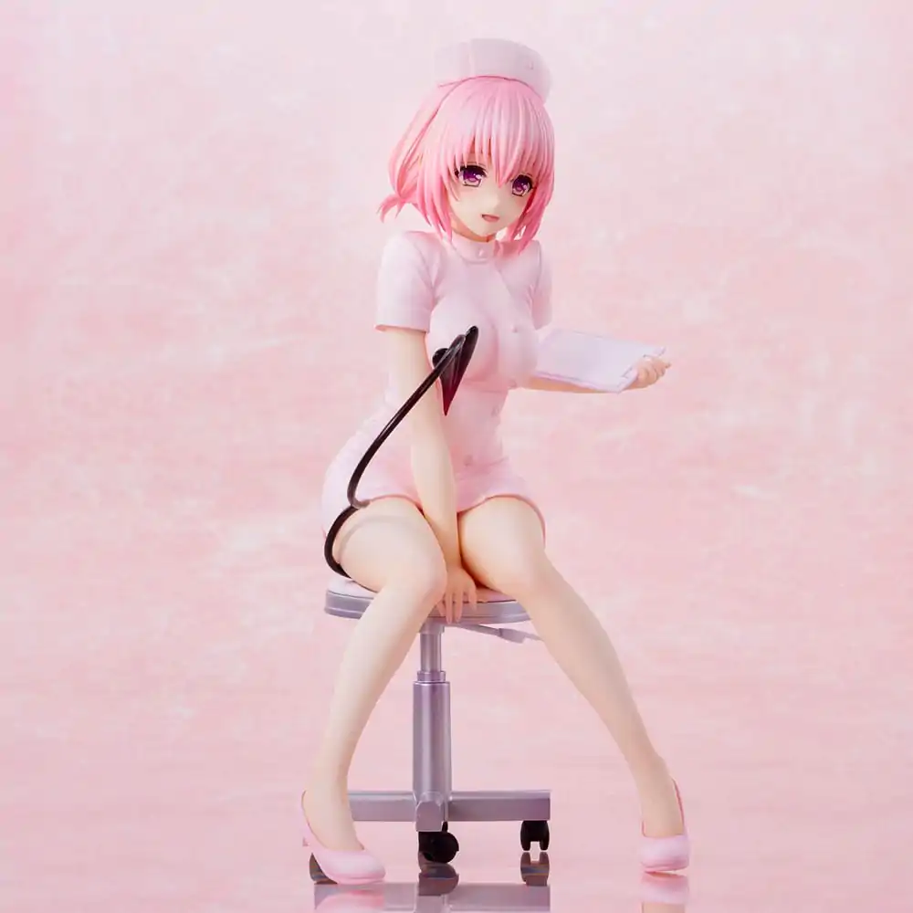 To Love-Ru Darkness Momo Belia Deviluke Nurse Cos PVC szobor figura 22 cm termékfotó