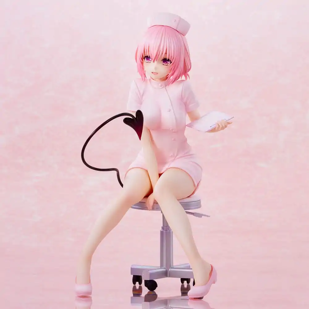 To Love-Ru Darkness Momo Belia Deviluke Nurse Cos PVC szobor figura 22 cm termékfotó