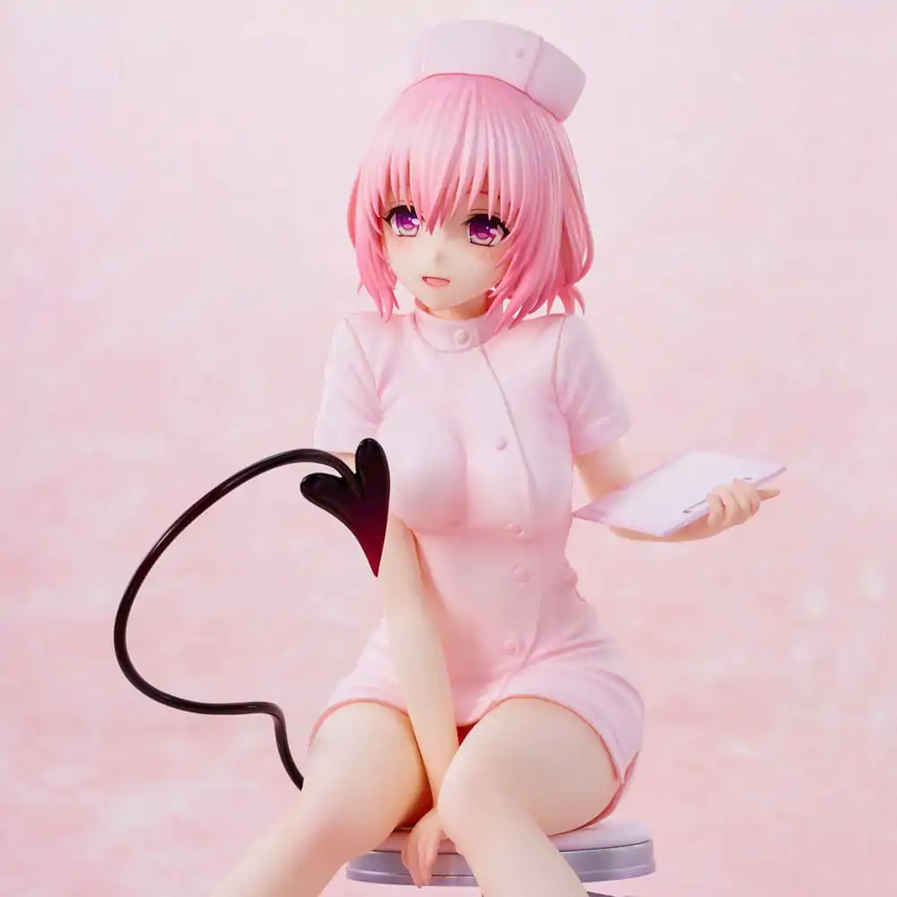 To Love-Ru Darkness Momo Belia Deviluke Nurse Cos PVC szobor figura 22 cm termékfotó