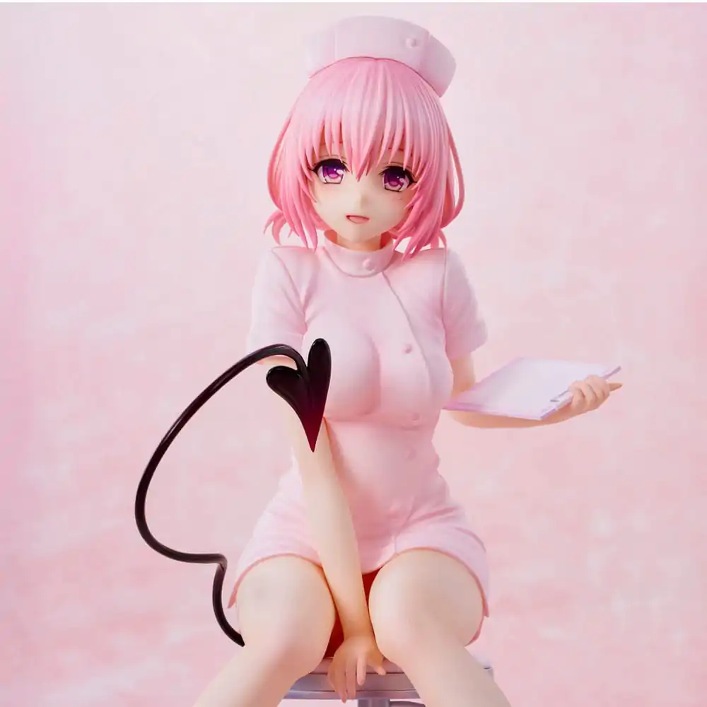 To Love-Ru Darkness Momo Belia Deviluke Nurse Cos PVC szobor figura 22 cm termékfotó