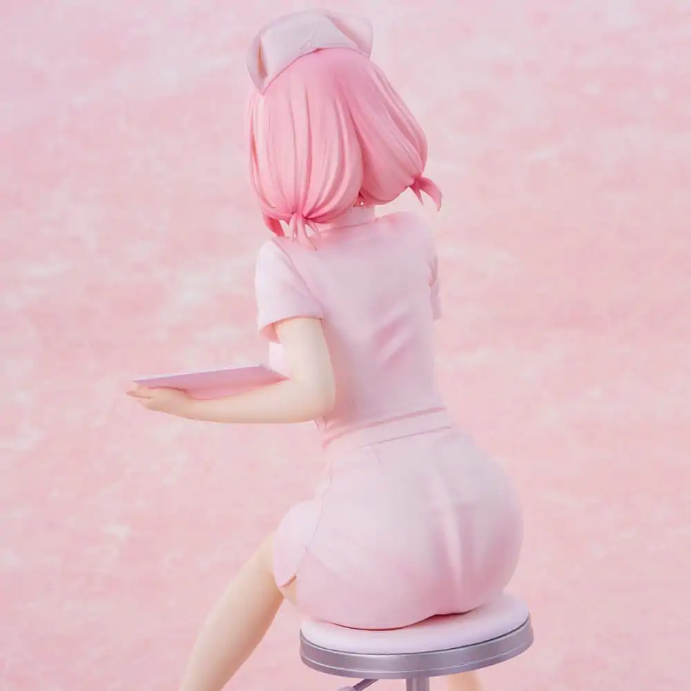 To Love-Ru Darkness Momo Belia Deviluke Nurse Cos PVC szobor figura 22 cm termékfotó