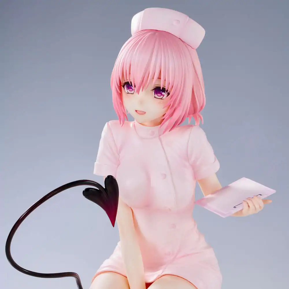 To Love-Ru Darkness Momo Belia Deviluke Nurse Cos PVC szobor figura 22 cm termékfotó