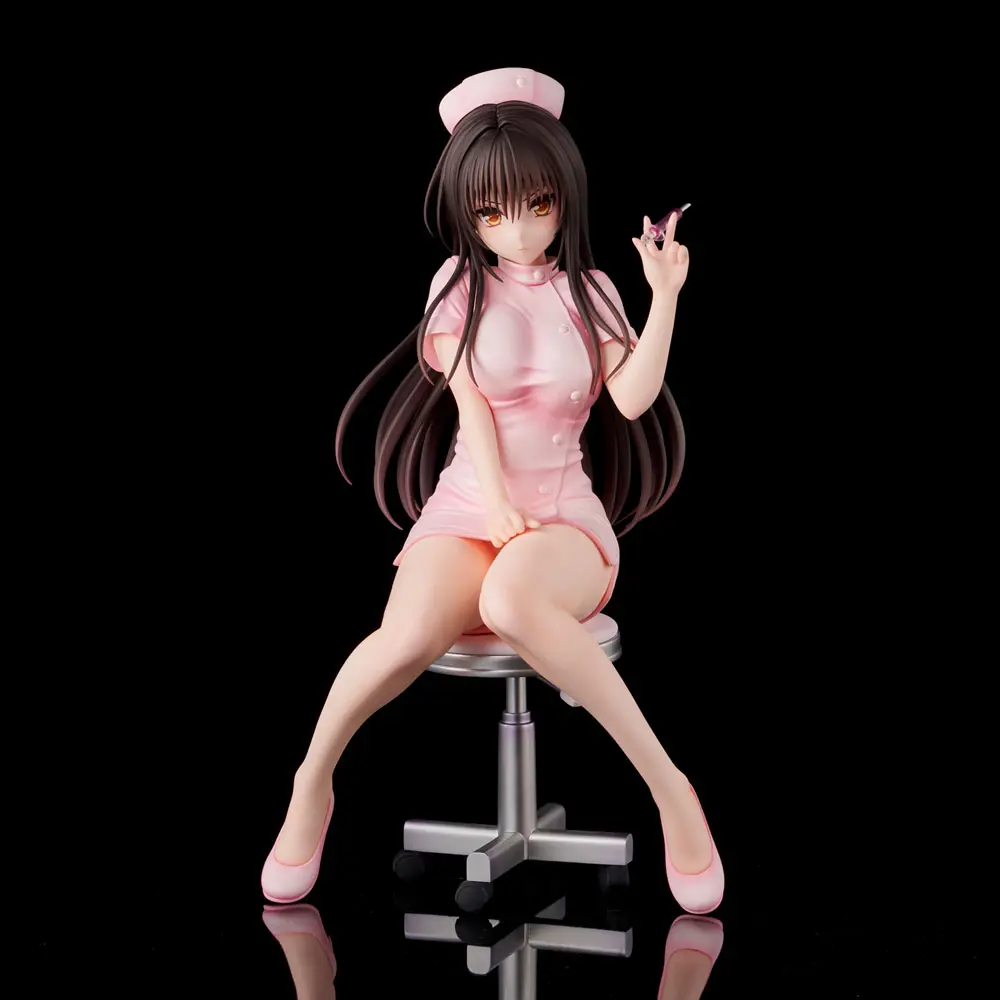 To Love-Ru Darkness Yui Kotegawa Nurse Cos PVC szobor figura 22 cm termékfotó