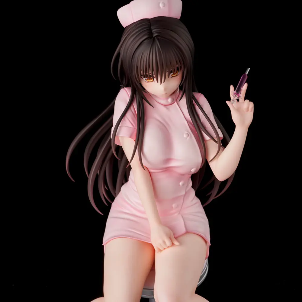 To Love-Ru Darkness Yui Kotegawa Nurse Cos PVC szobor figura 22 cm termékfotó