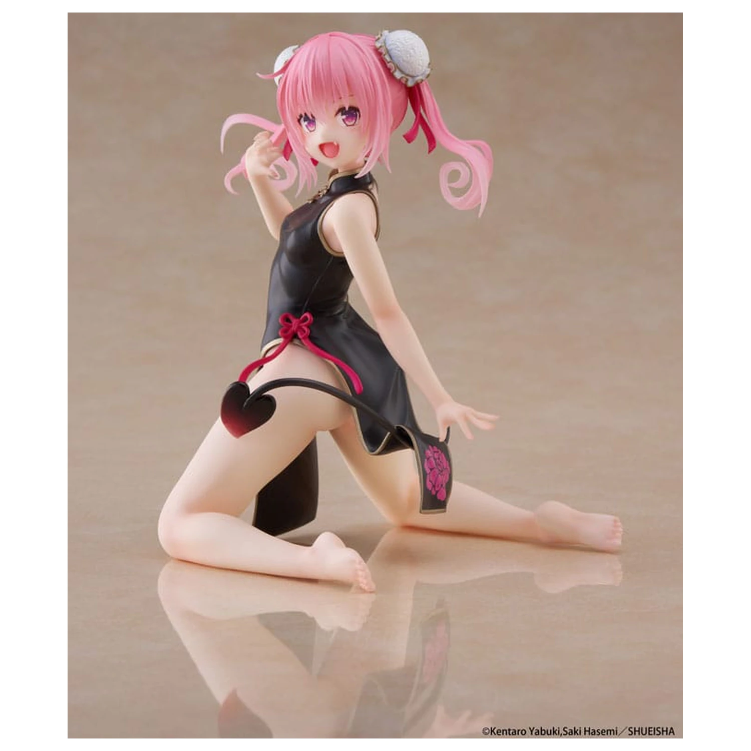 To Love-Ru Desktop Cute figura Nana (China Dress Ver.) PVC szobor figura 13 cm       termékfotó
