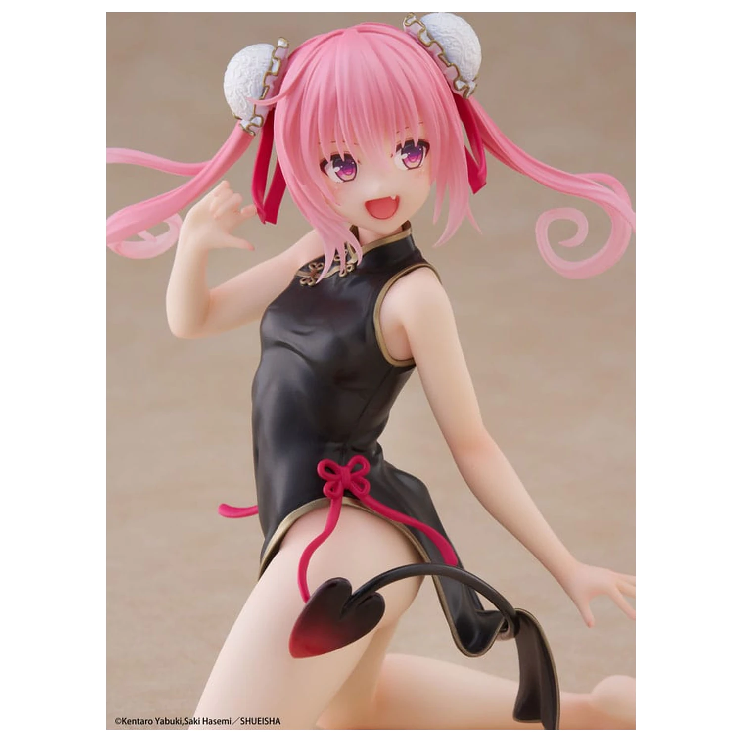 To Love-Ru Desktop Cute figura Nana (China Dress Ver.) PVC szobor figura 13 cm       termékfotó