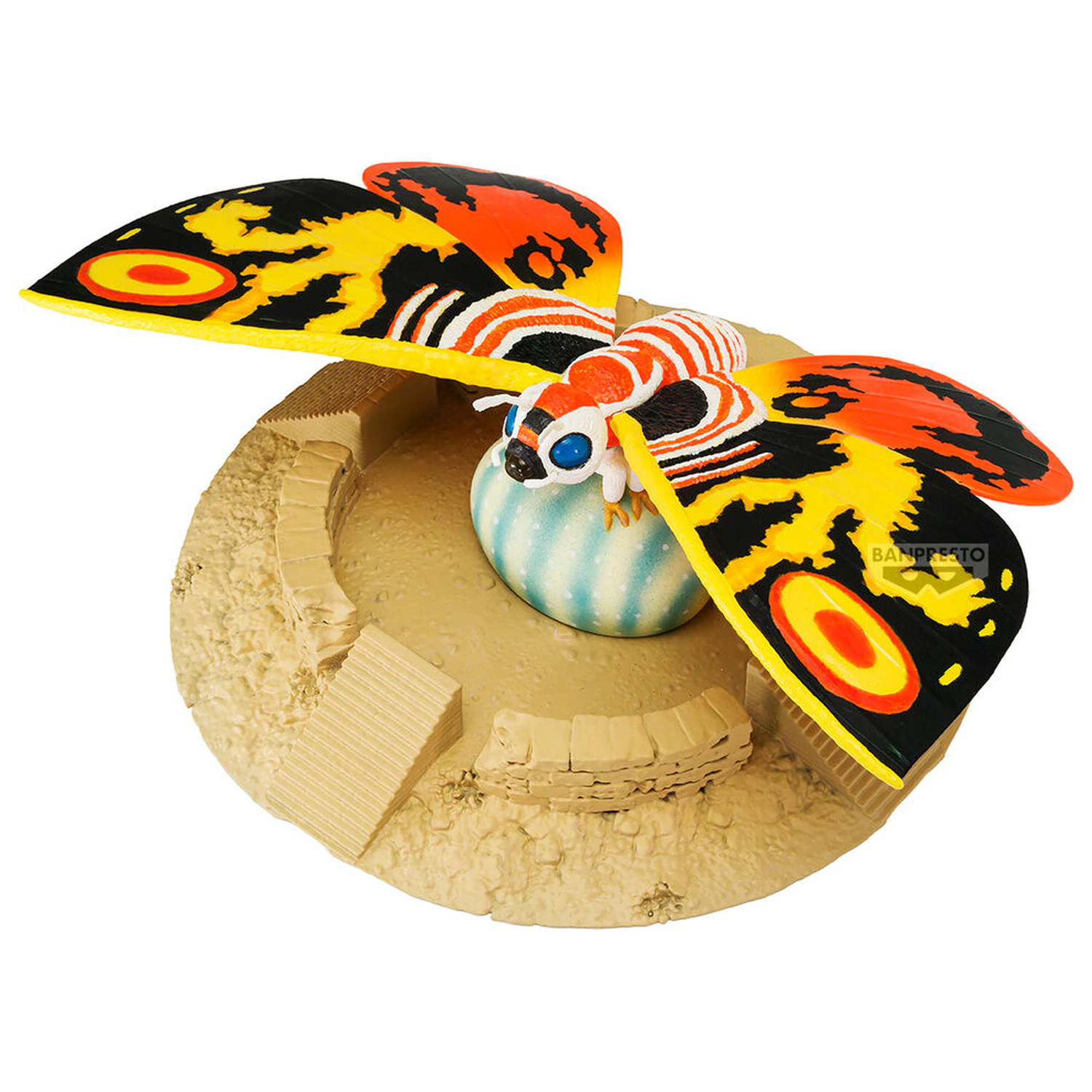 Toho Monster Series Art Vignette Mothra 1996 figura 5cm termékfotó