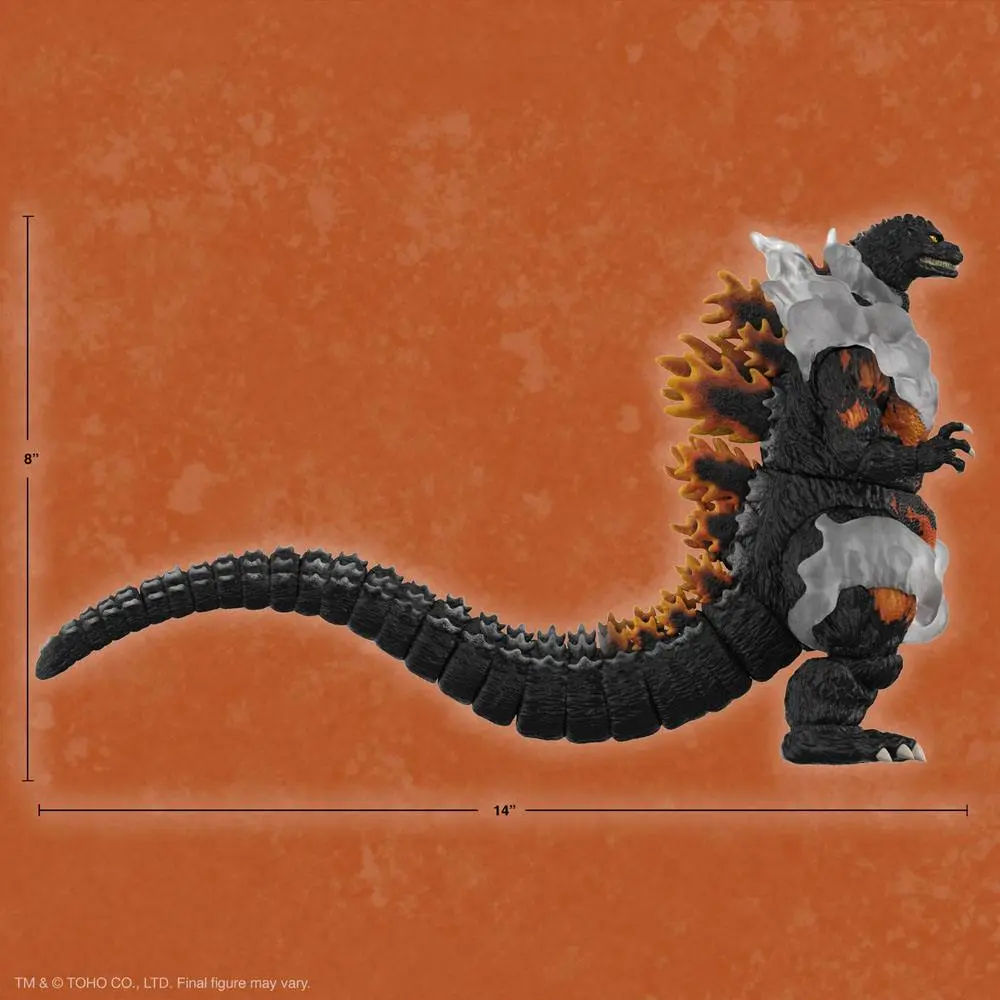 Toho Ultimates akciófigura Burning Godzilla 1995 20 cm termékfotó