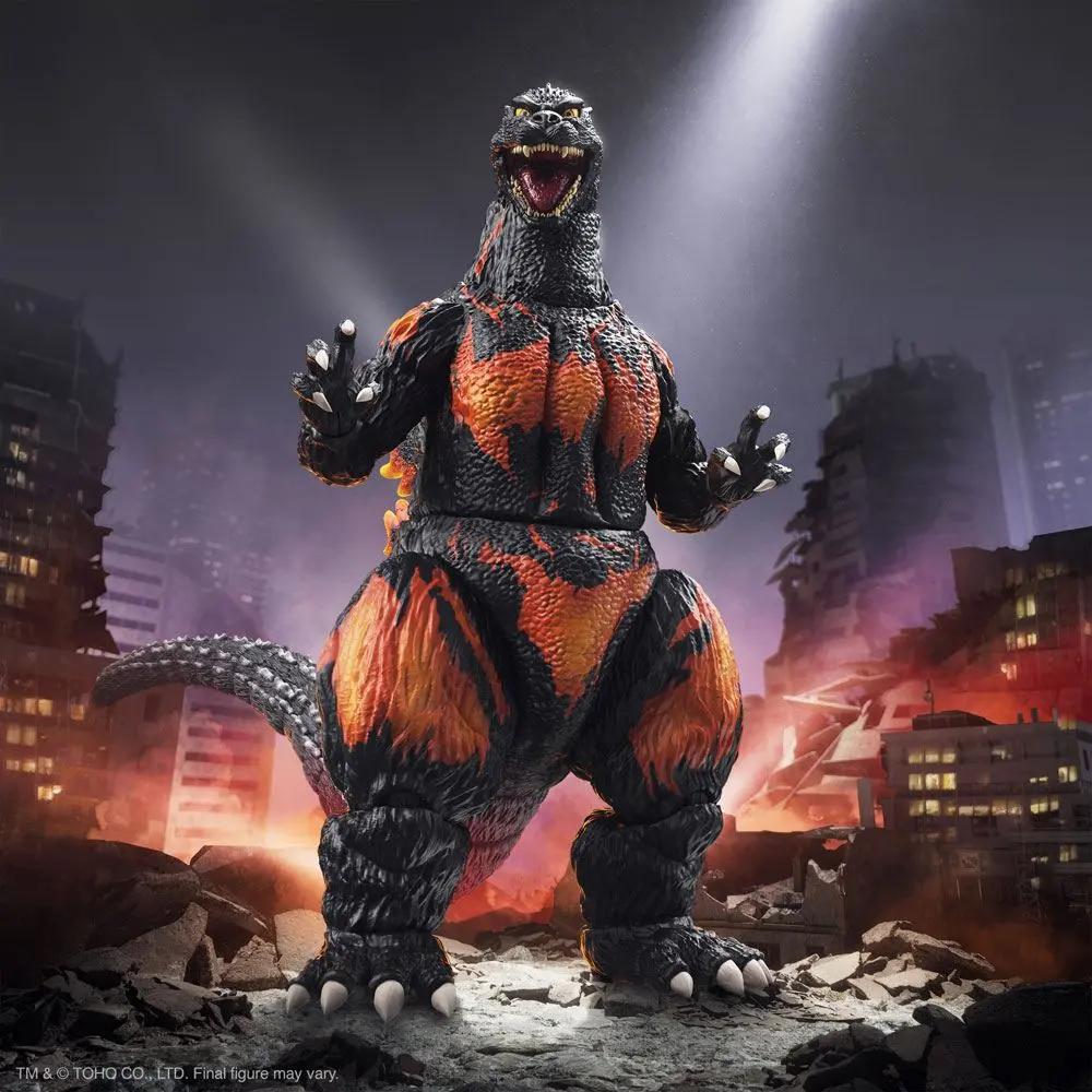 Toho Ultimates akciófigura Burning Godzilla 1995 20 cm termékfotó