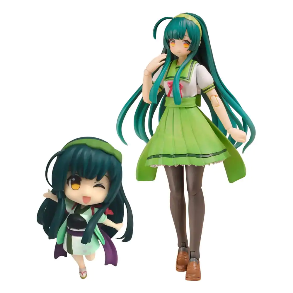 Tohoku Zunko 1/12 Plafia Tohoku Zunko Mini Figure Set Műanyag modell készlet  13 cm termékfotó