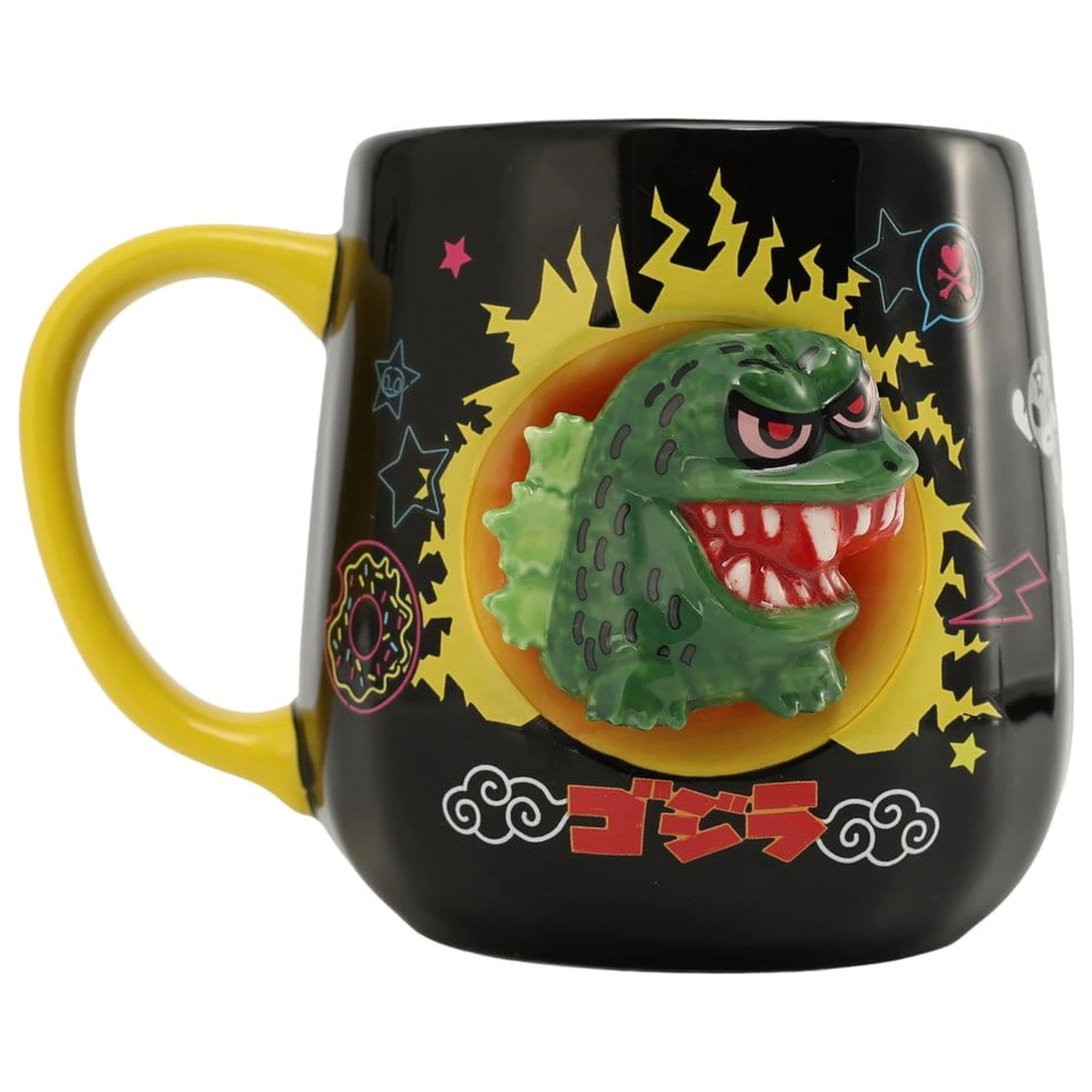 Tokidoki x Godzilla 2D Relief Figural bögre  termékfotó