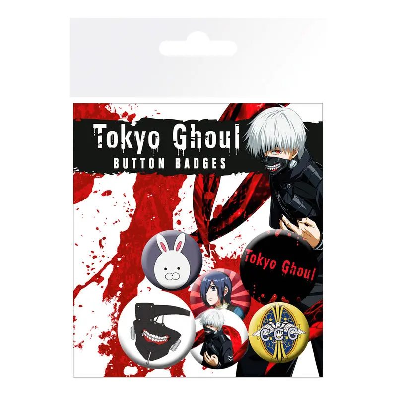 Tokyo Ghoul kitűző csomag termékfotó