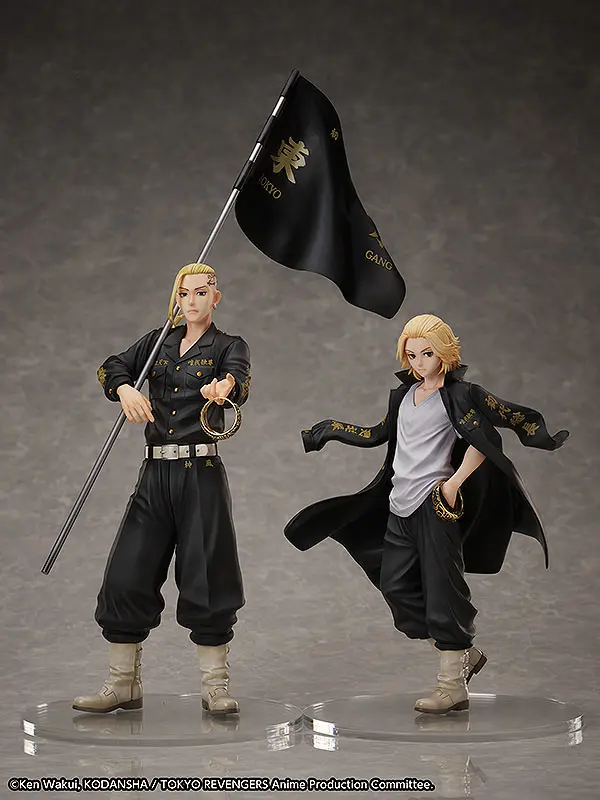 Tokyo Revengers 1/8 Ken Ryuguji PVC szobor figura & gyűrű csomag (13-es méret) 30 cm termékfotó