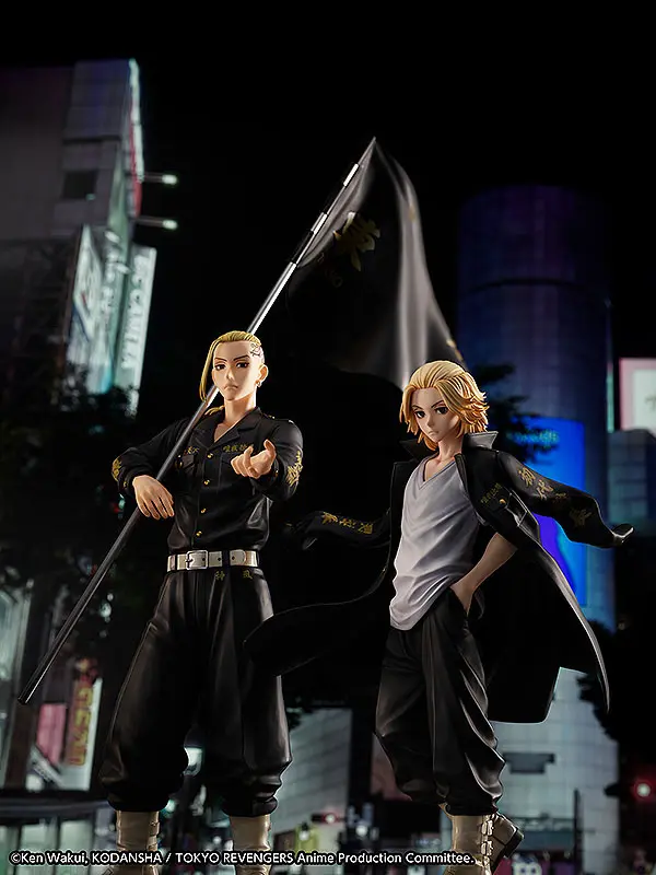 Tokyo Revengers 1/8 Manjiro Sano PVC szobor figura és gyűrű (13-as méret) csomag 21 cm termékfotó